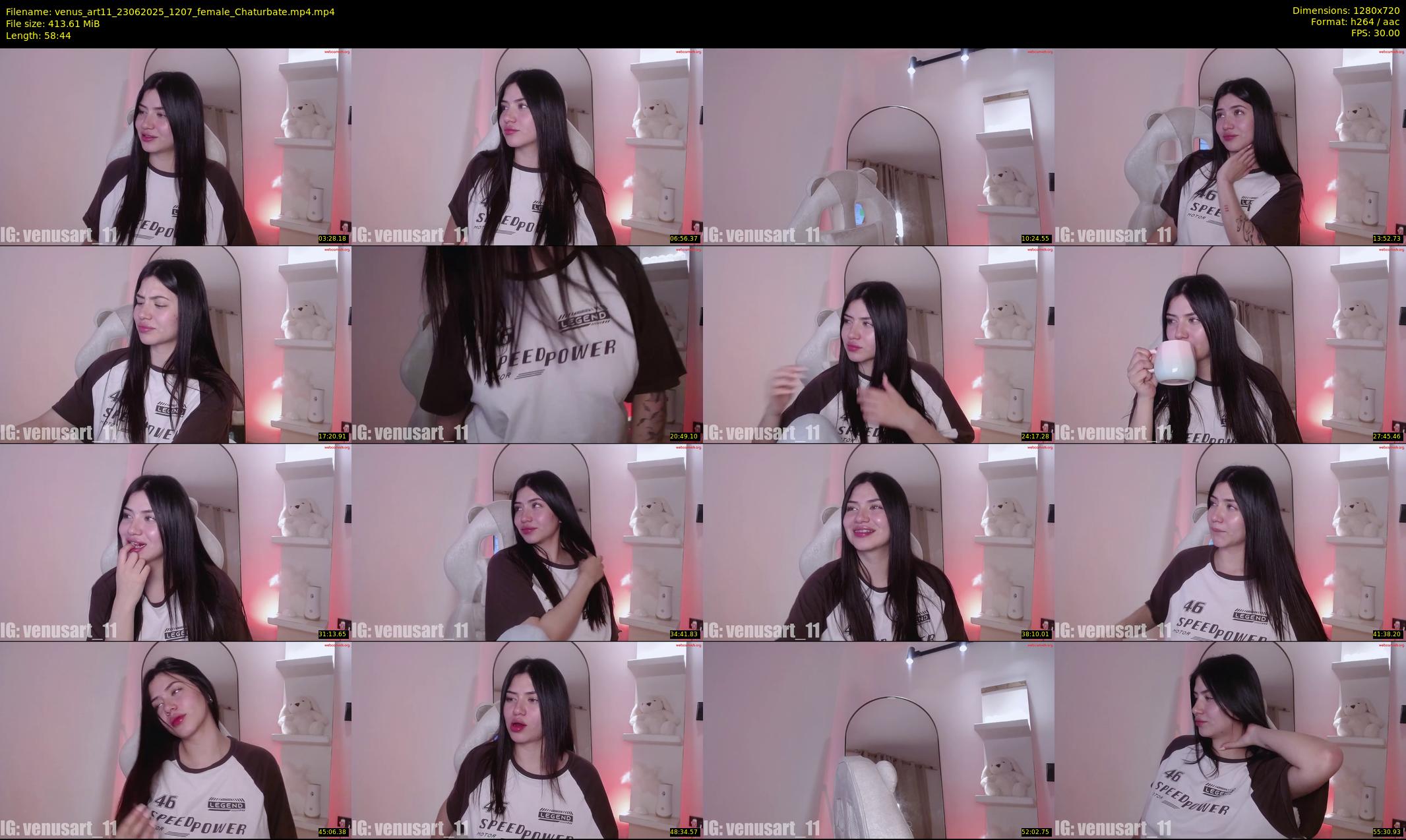 venus_art11 — 59 minute Chaturbate female cam show recording, 720p, Jun 23, 2025