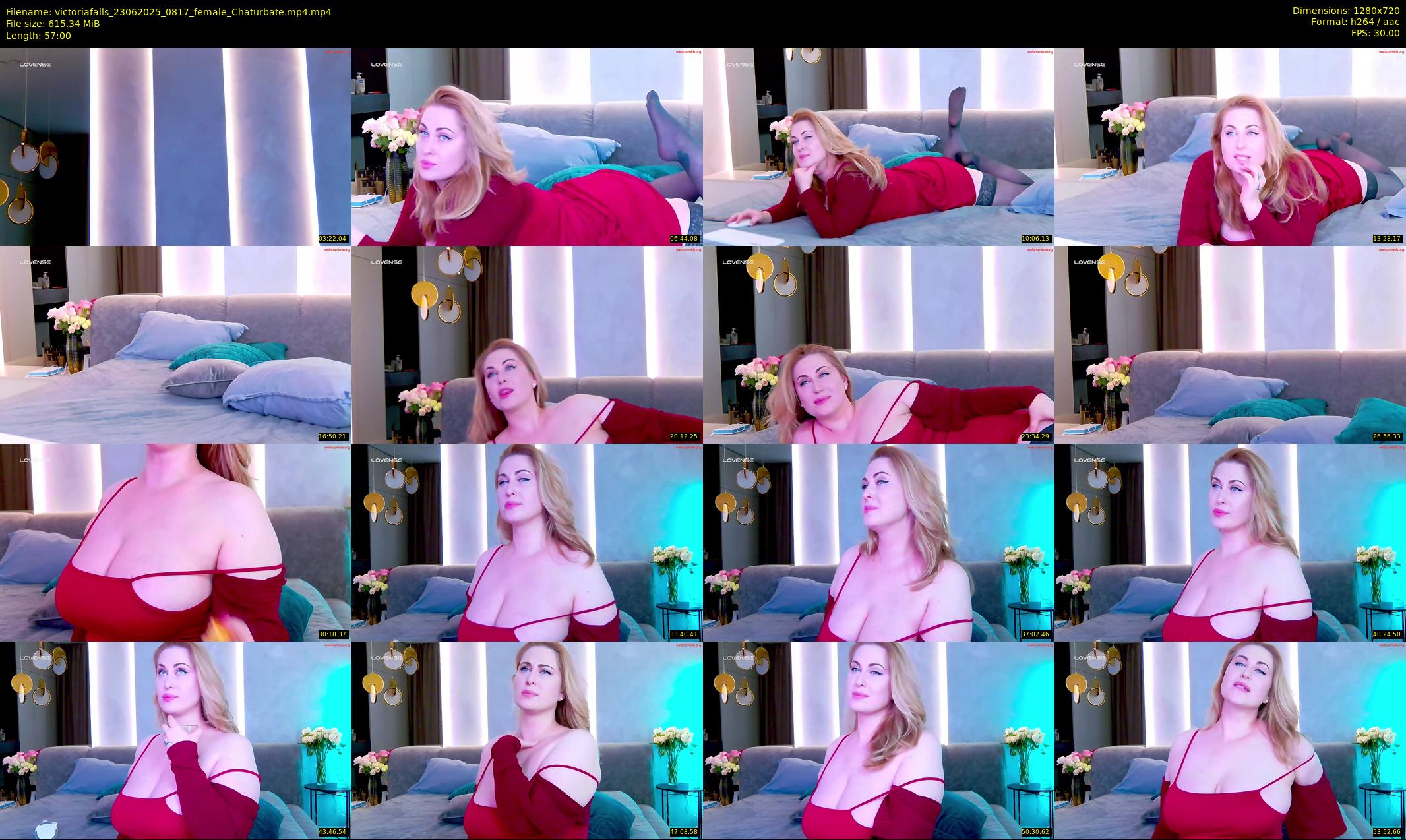 victoriafalls — 57 minute Chaturbate female cam show recording, 720p, Jun 23, 2025