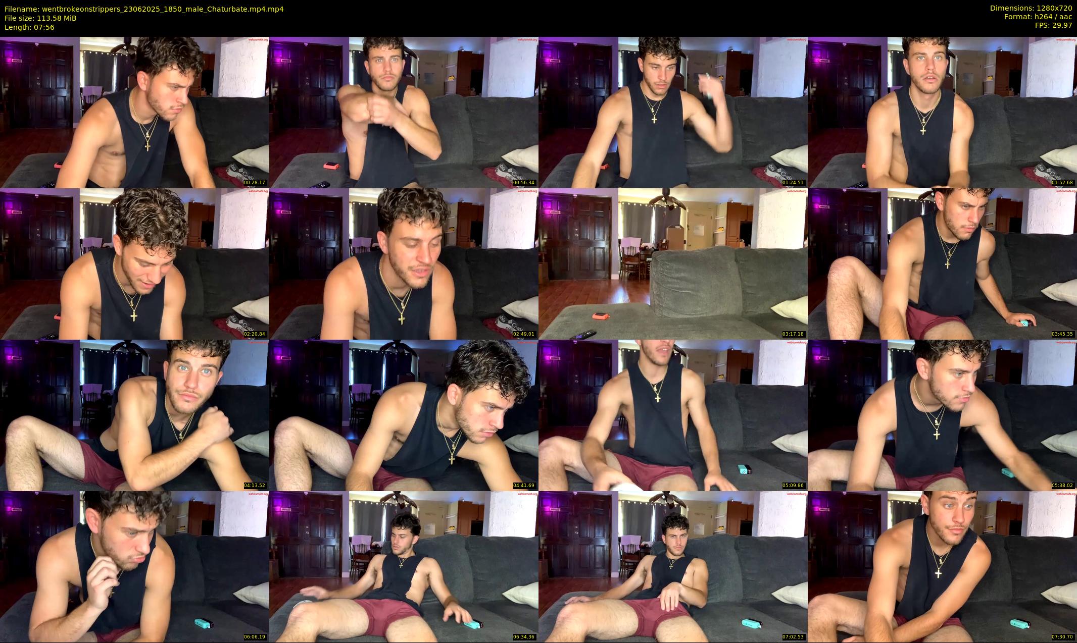 wentbrokeonstrippers — 8 minute Chaturbate male cam show recording, 720p, Jun 23, 2025