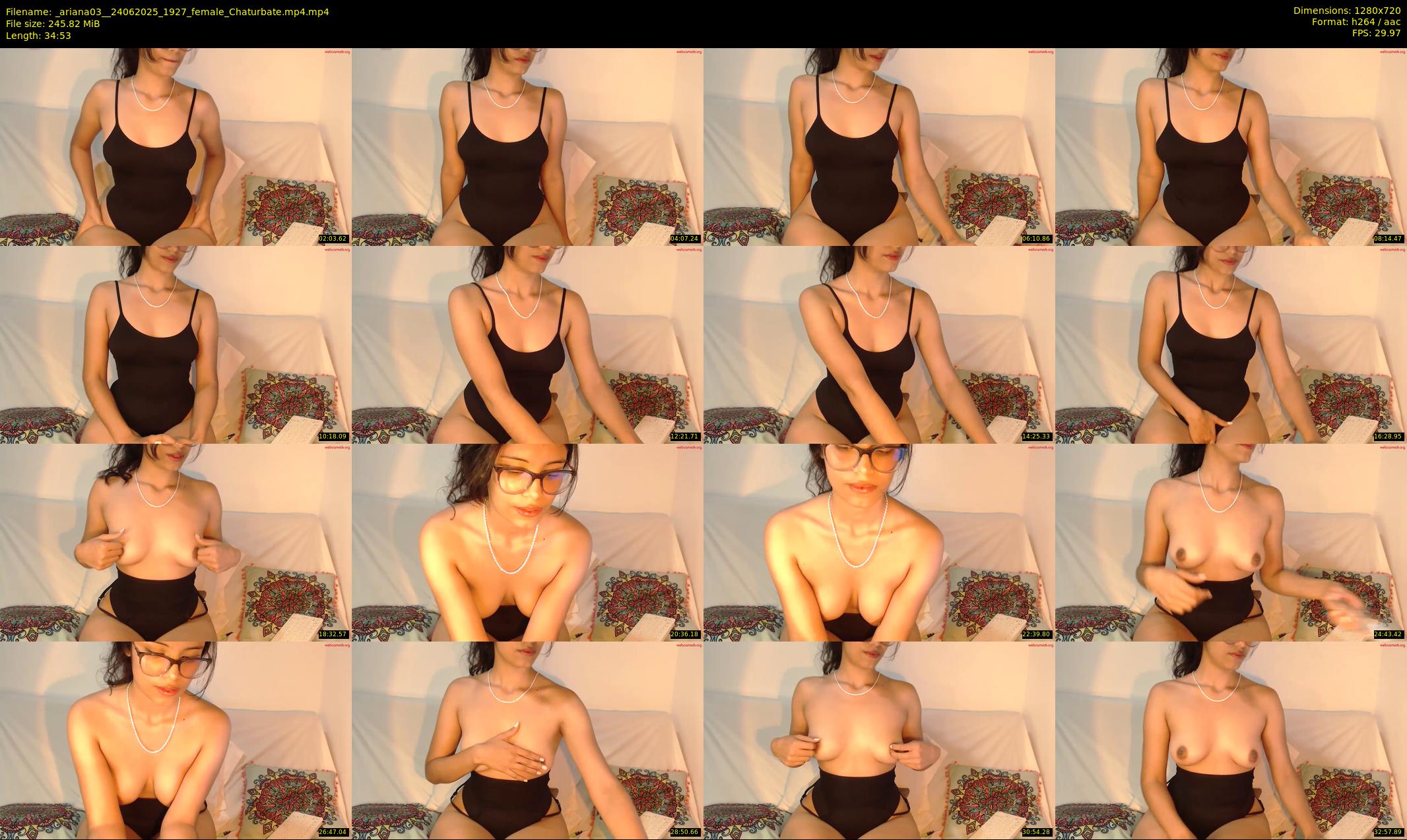 _ariana03_ — 35 minute Chaturbate female cam show recording, 720p, Jun 24, 2025