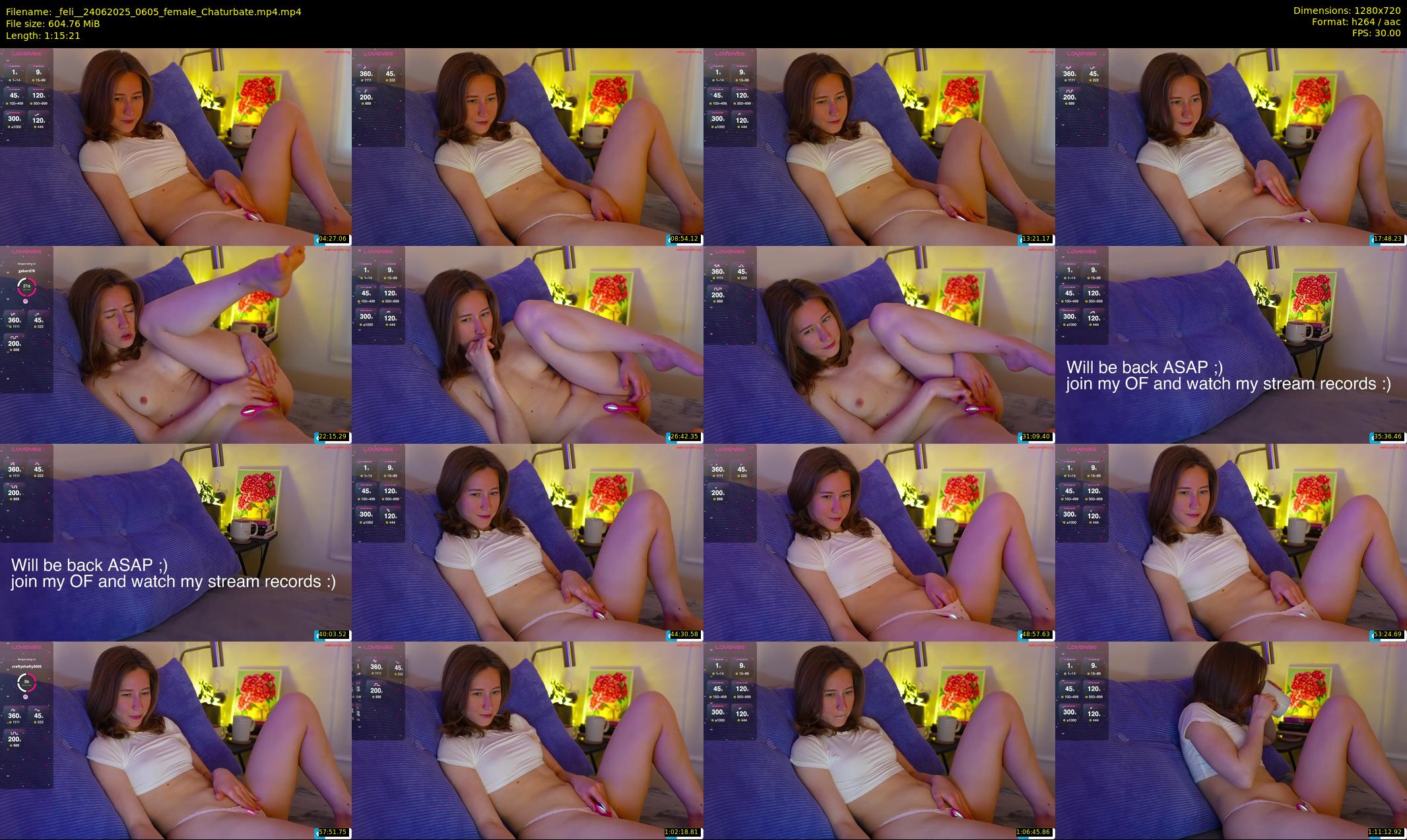 _feli_ — 76 minute Chaturbate female cam show recording, 720p, Jun 24, 2025