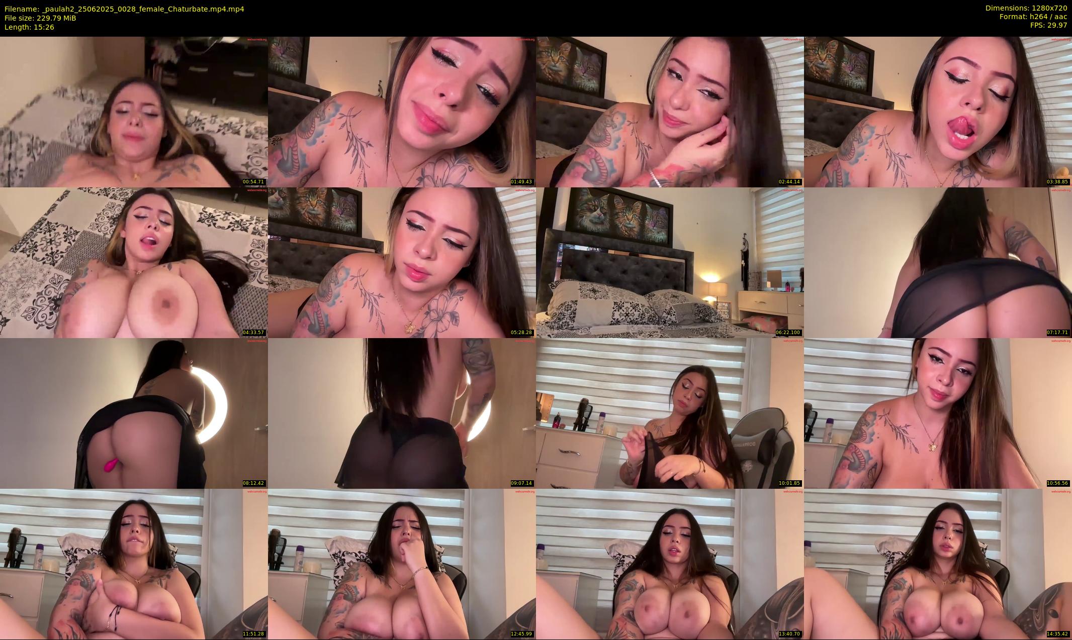 _paulah2 — 16 minute Chaturbate female cam show recording, 720p, Jun 25, 2025