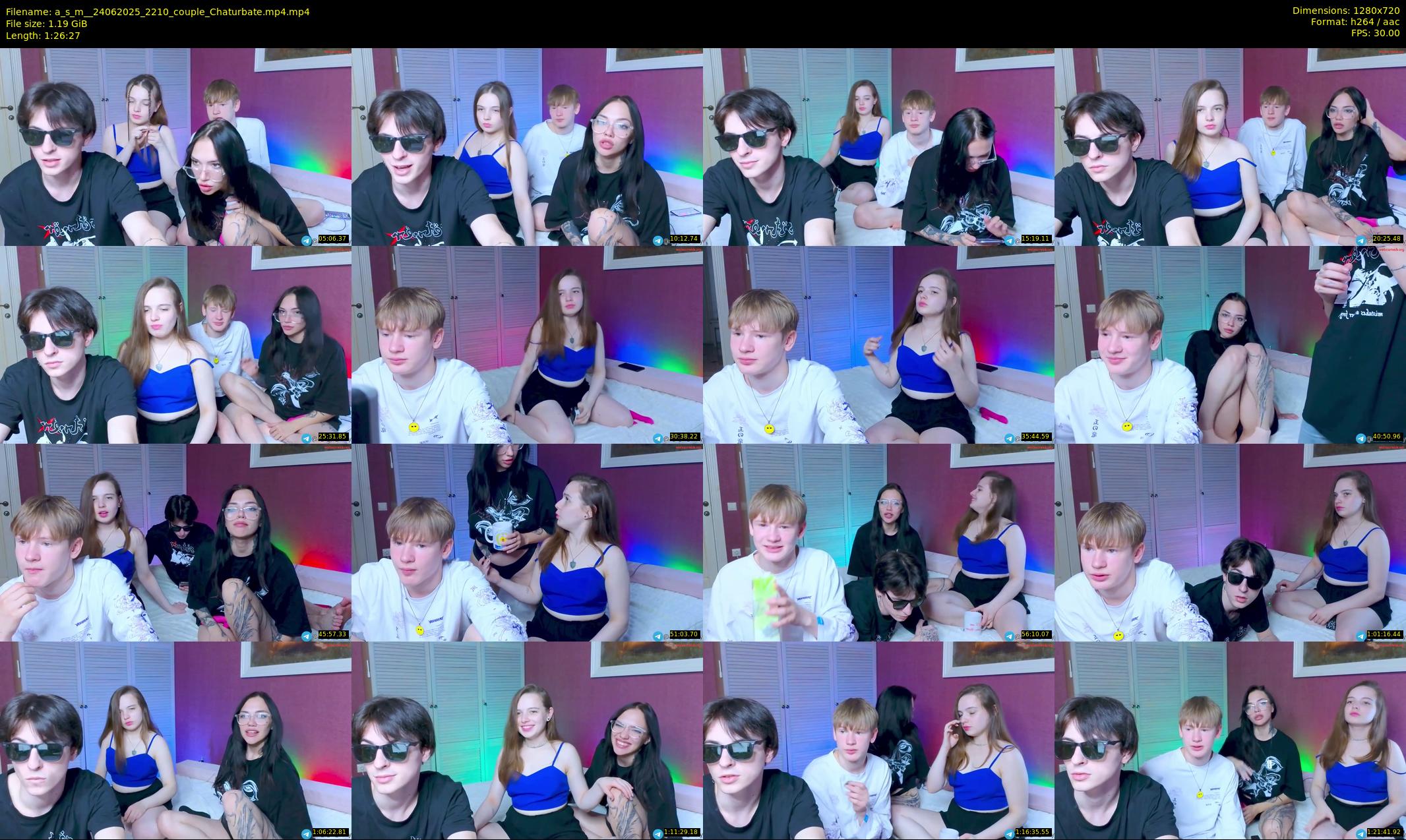a_s_m_ — 87 minute Chaturbate couple cam show recording, 720p, Jun 24, 2025