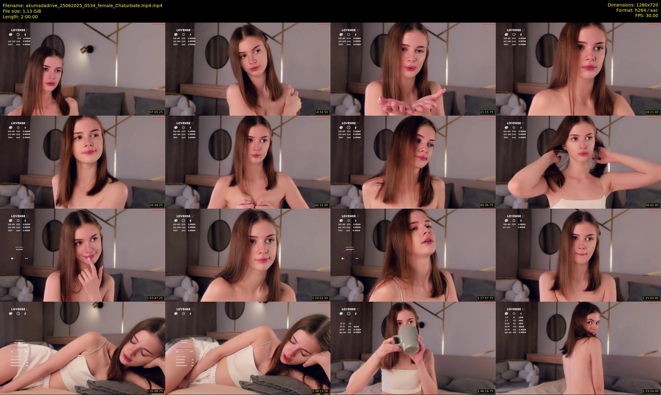 akumadadrive — 120 minute Chaturbate female cam show recording, 720p, Jun 25, 2025