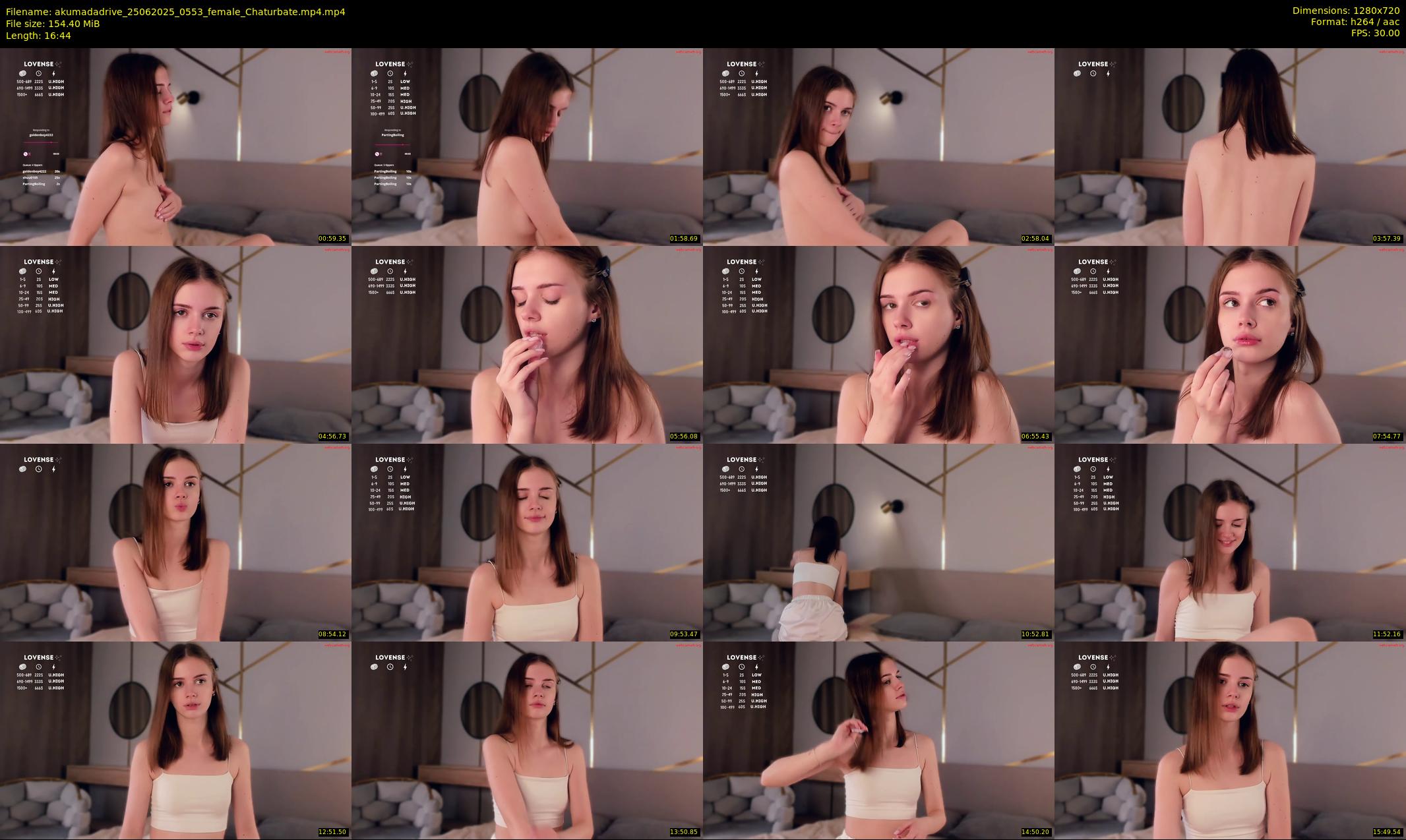 akumadadrive — 17 minute Chaturbate female cam show recording, 720p, Jun 25, 2025