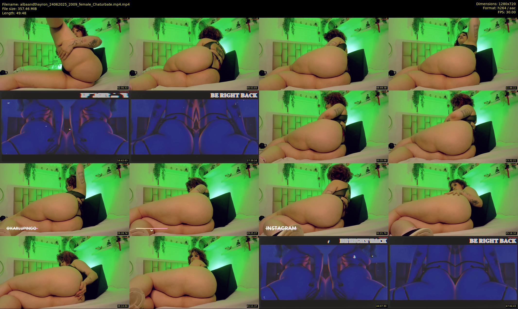 albaandthayron — 50 minute Chaturbate couple cam show recording, 720p, Jun 24, 2025
