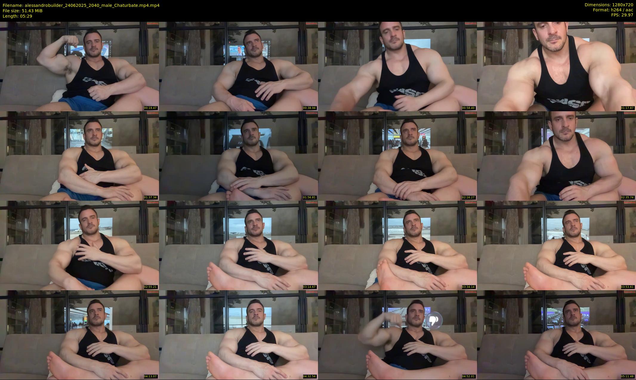 alessandrobuilder — 6 minute Chaturbate couple cam show recording, 720p, Jun 24, 2025