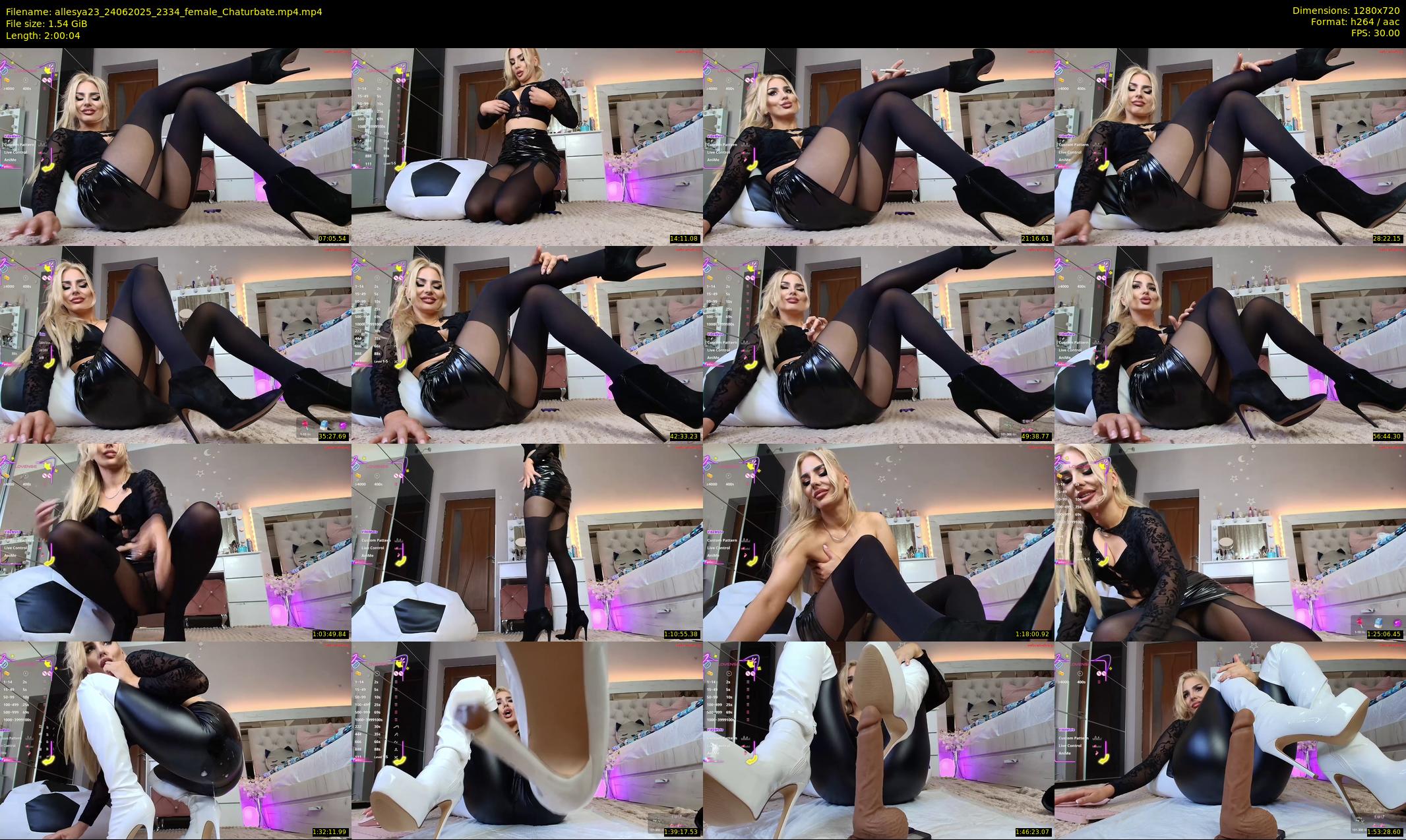allesya23 — 121 minute Chaturbate female cam show recording, 720p, Jun 24, 2025