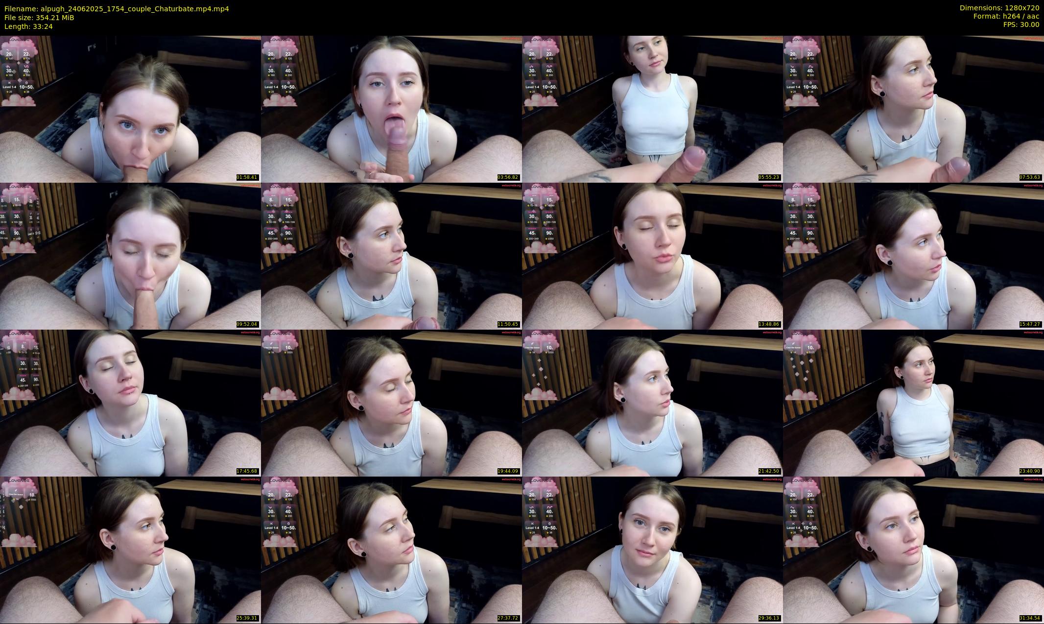 alpugh — 34 minute Chaturbate couple cam show recording, 720p, Jun 24, 2025