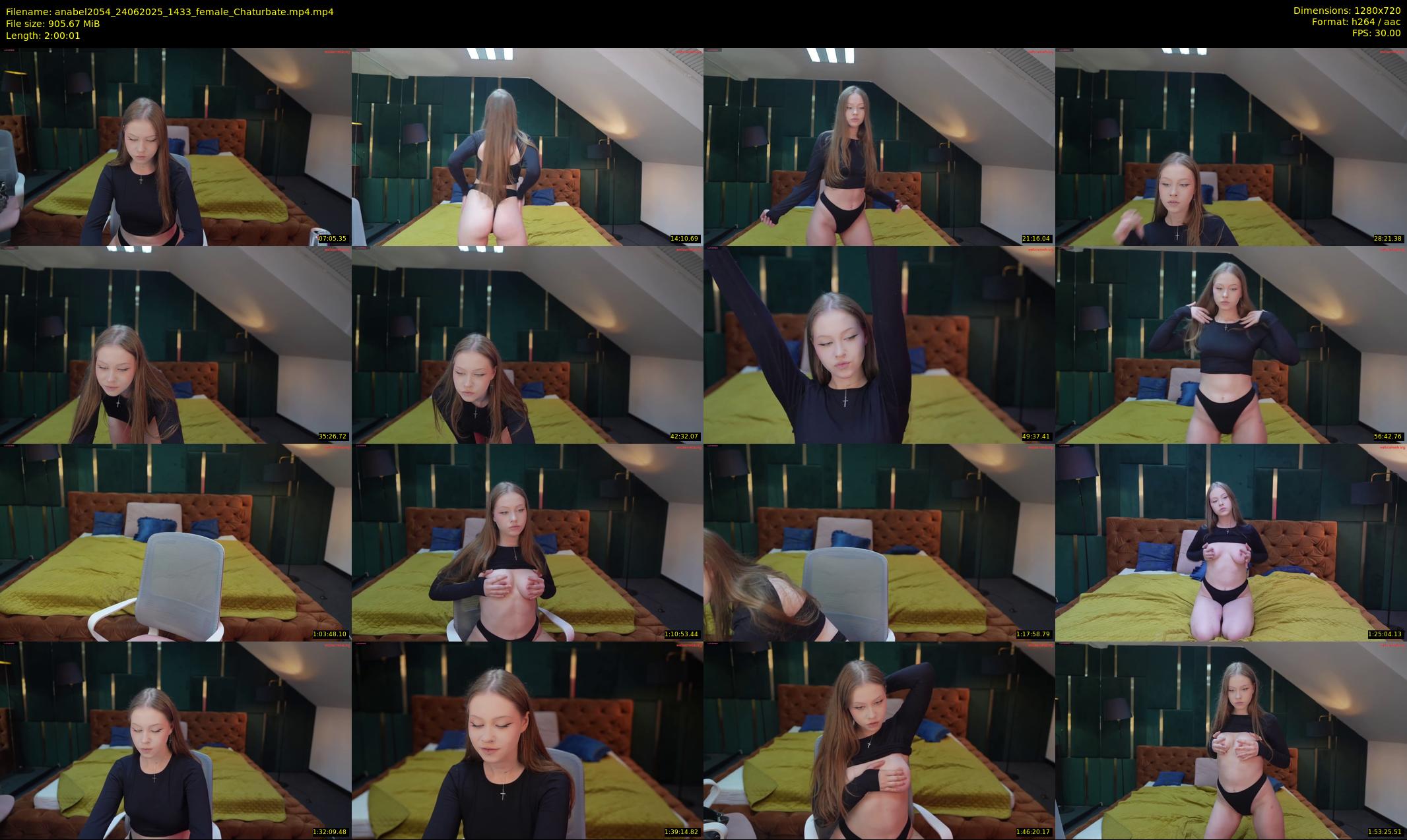 anabel2054 — 121 minute Chaturbate female cam show recording, 720p, Jun 24, 2025