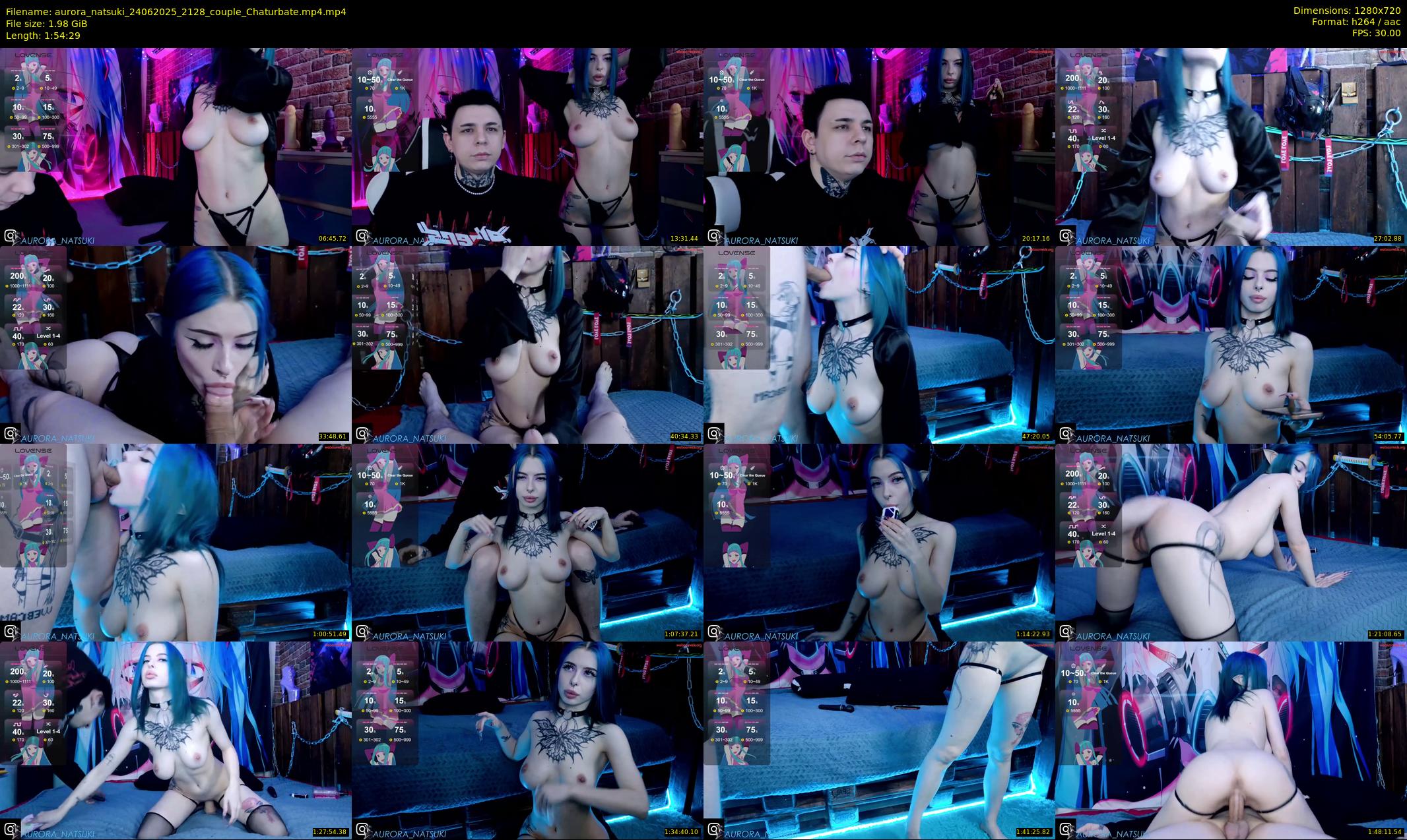aurora_natsuki — 115 minute Chaturbate couple cam show recording, 720p, Jun 24, 2025