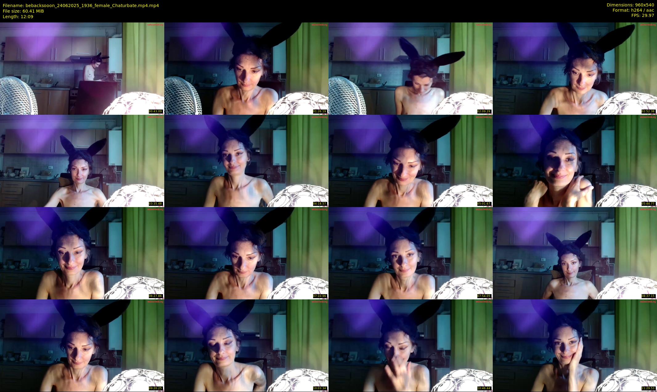 bebacksooon — 13 minute Chaturbate female cam show recording, 480p, Jun 24, 2025