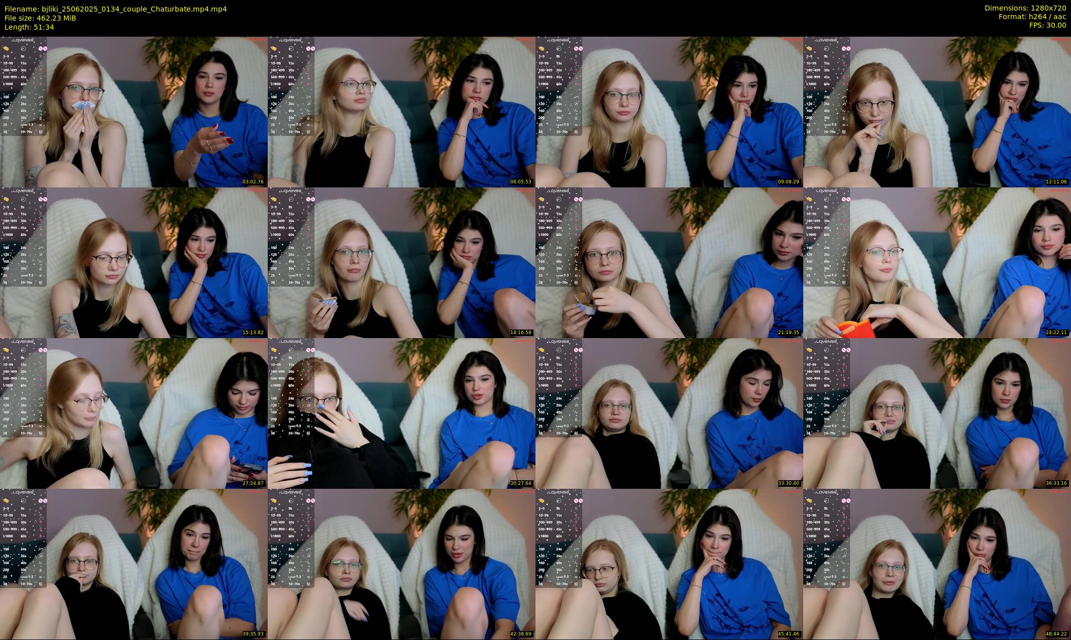 bjliki — 52 minute Chaturbate couple cam show recording, 720p, Jun 25, 2025