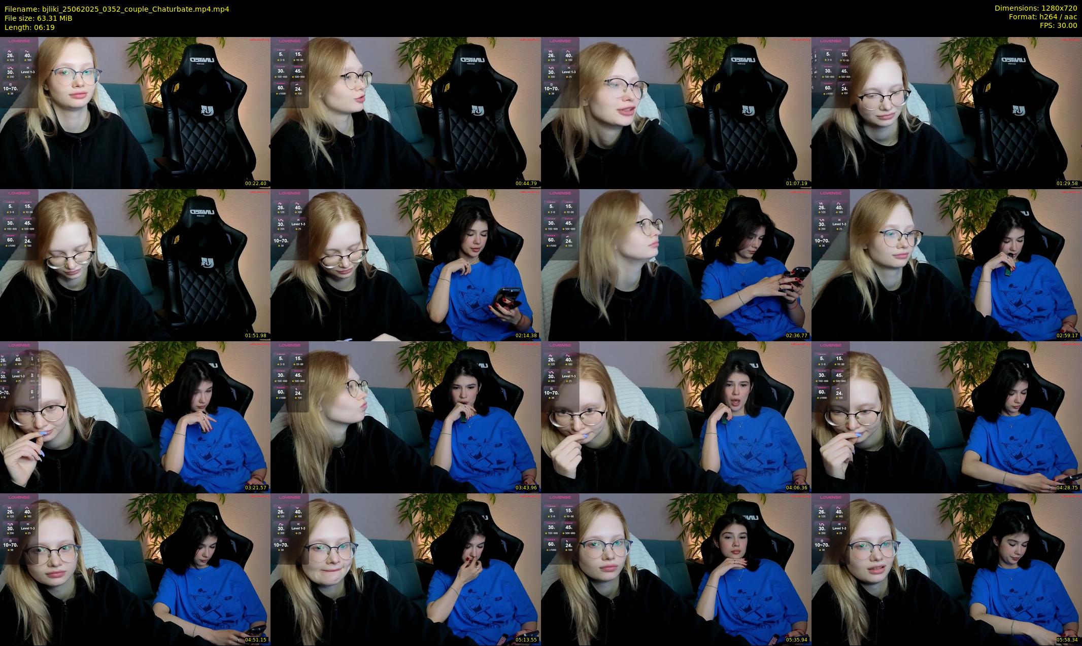 bjliki — 7 minute Chaturbate couple cam show recording, 720p, Jun 25, 2025