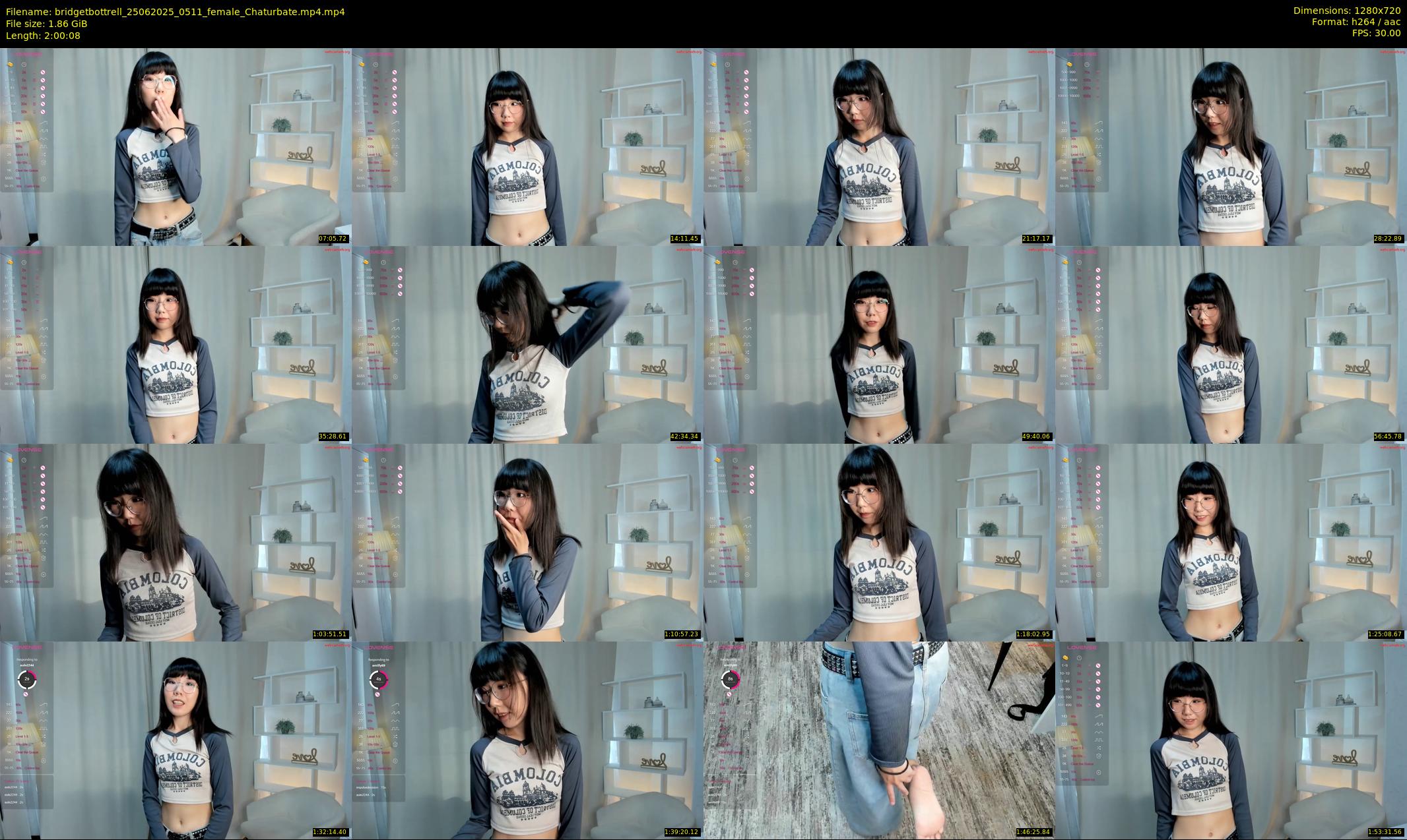 bridgetbottrell — 121 minute Chaturbate female cam show recording, 720p, Jun 25, 2025