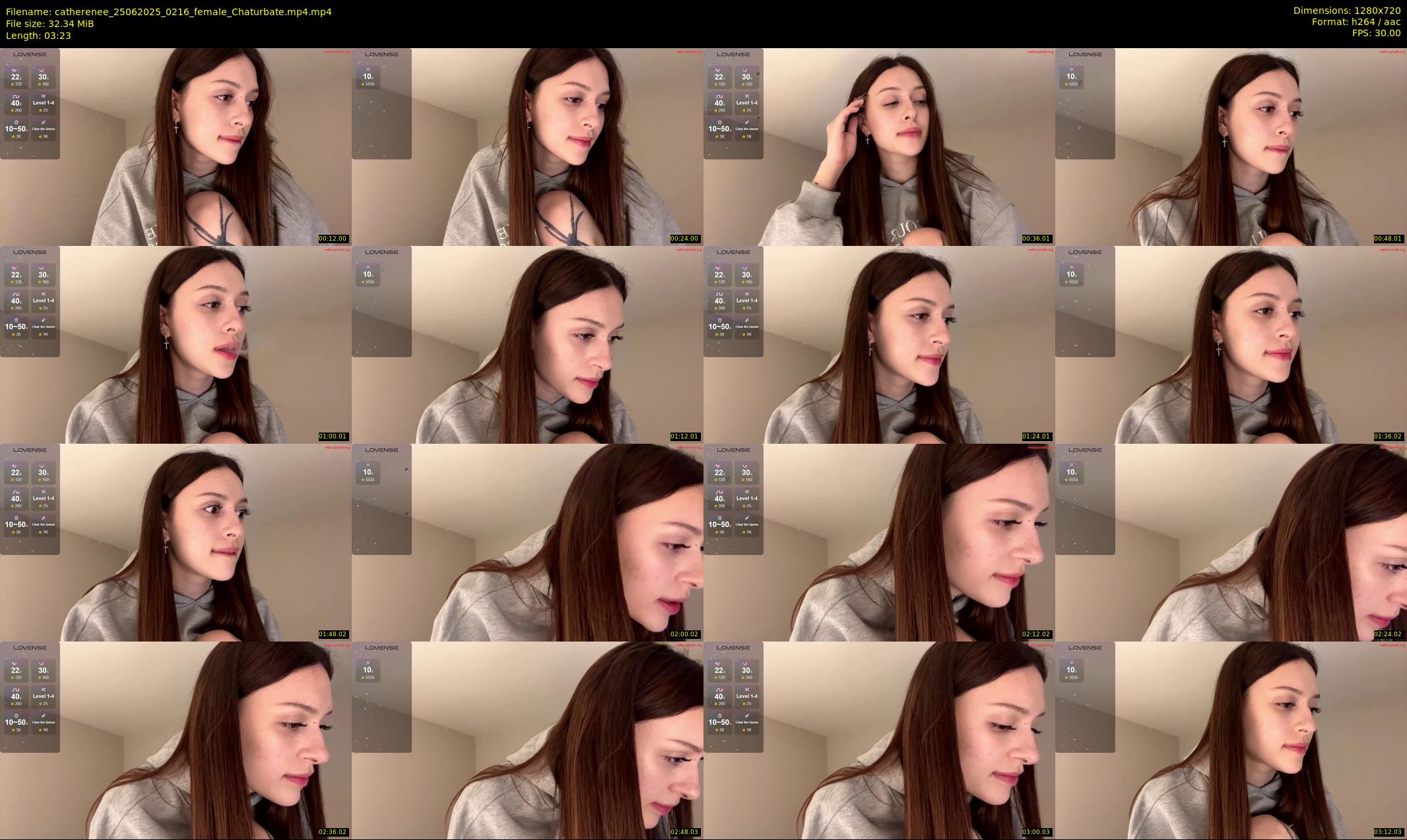 catherenee — 4 minute Chaturbate female cam show recording, 720p, Jun 25, 2025