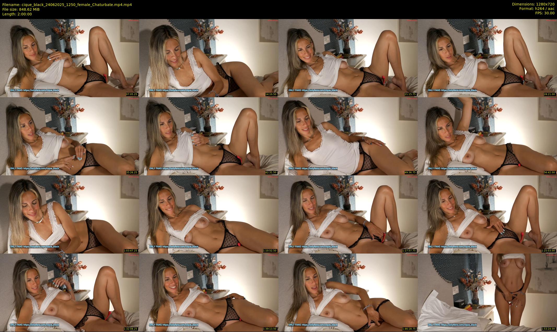cique_black — 120 minute Chaturbate female cam show recording, 720p, Jun 24, 2025