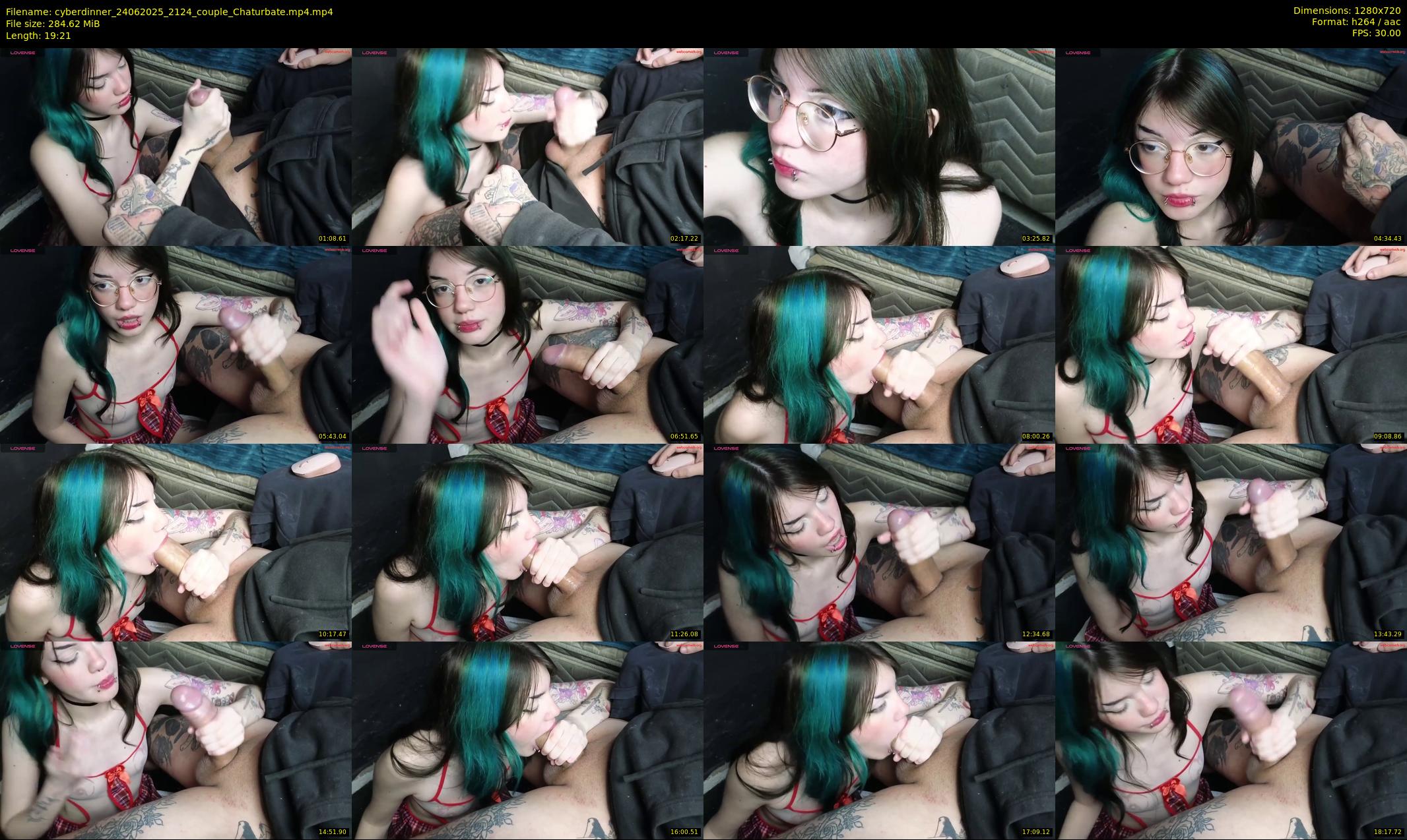 cyberdinner — 20 minute Chaturbate couple cam show recording, 720p, Jun 24, 2025