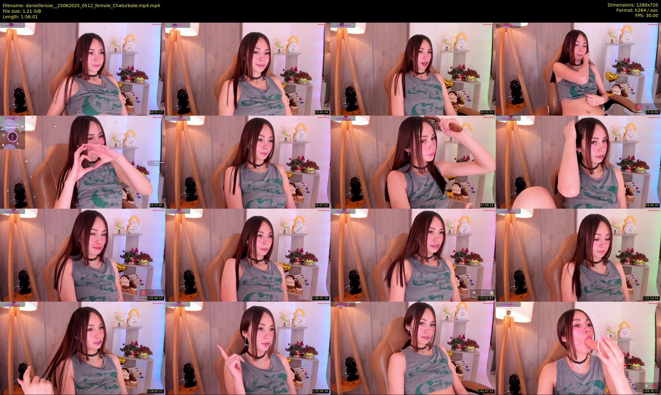 daniellerose_ — 117 minute Chaturbate female cam show recording, 720p, Jun 25, 2025