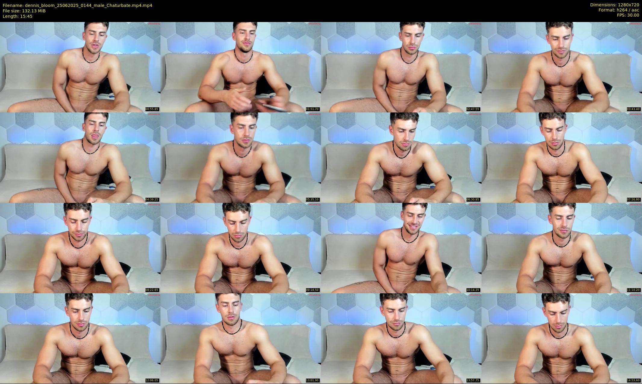 dennis_bloom — 16 minute Chaturbate male cam show recording, 720p, Jun 25, 2025