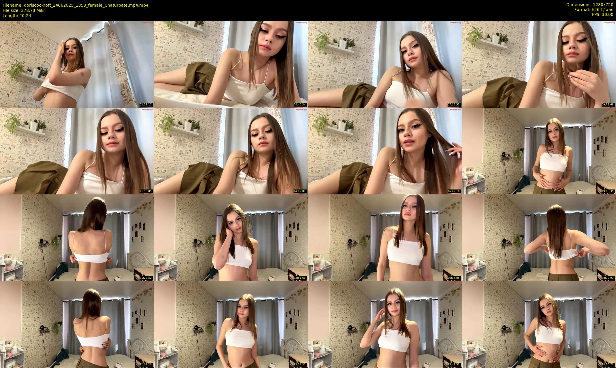 doriscockroft — 41 minute Chaturbate female cam show recording, 720p, Jun 24, 2025