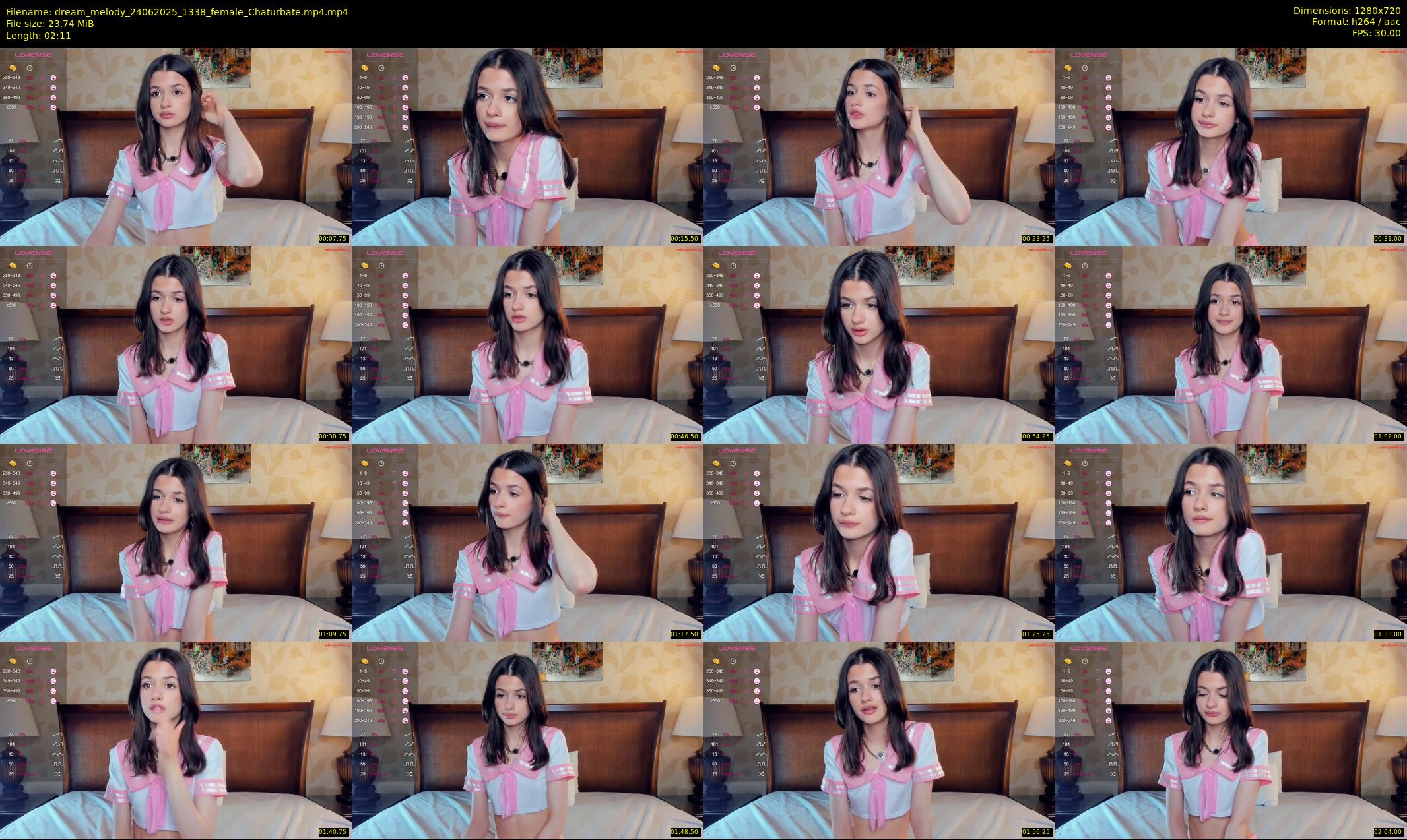 dream_melody — 3 minute Chaturbate female cam show recording, 720p, Jun 24, 2025