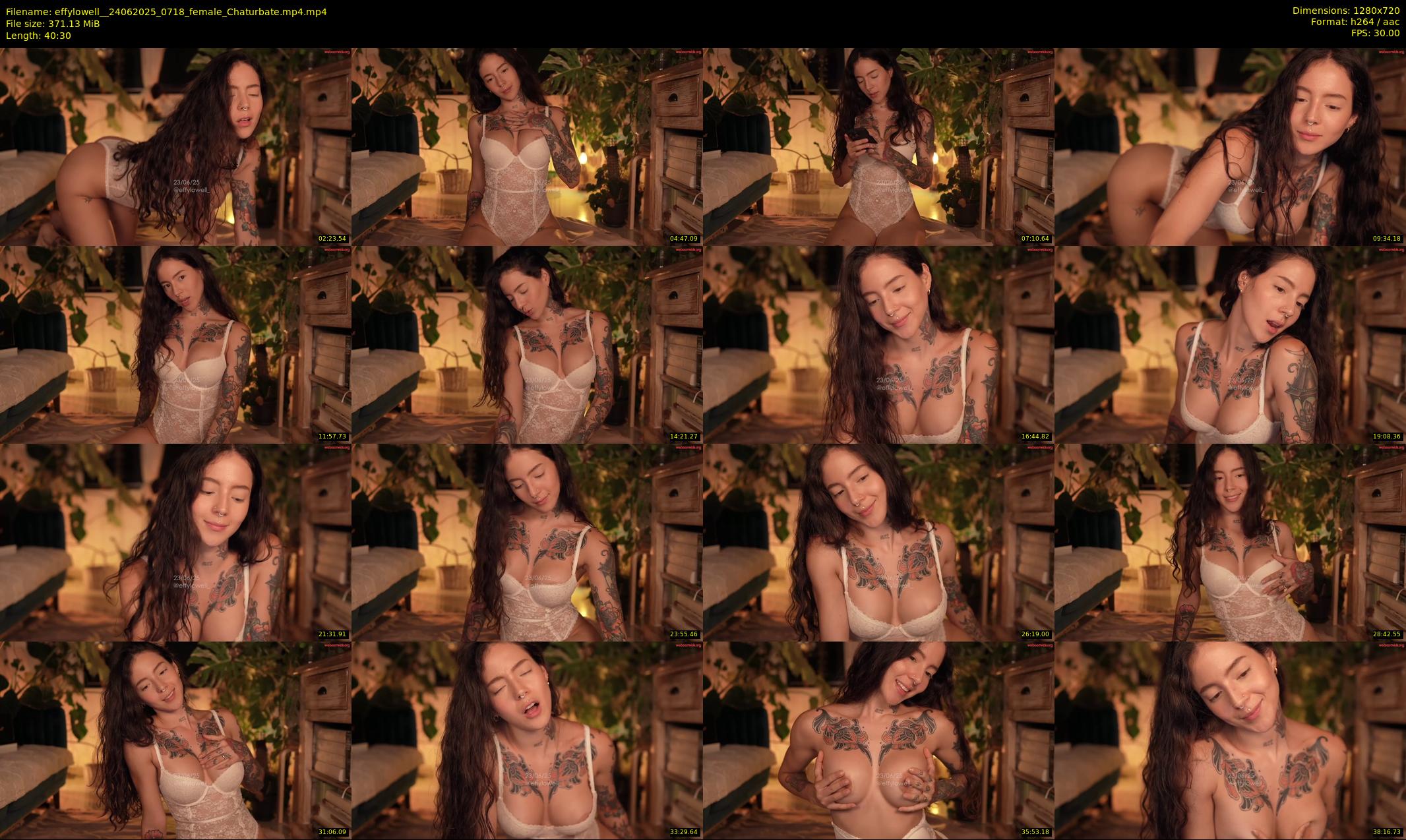 effylowell_ — 41 minute Chaturbate female cam show recording, 720p, Jun 24, 2025