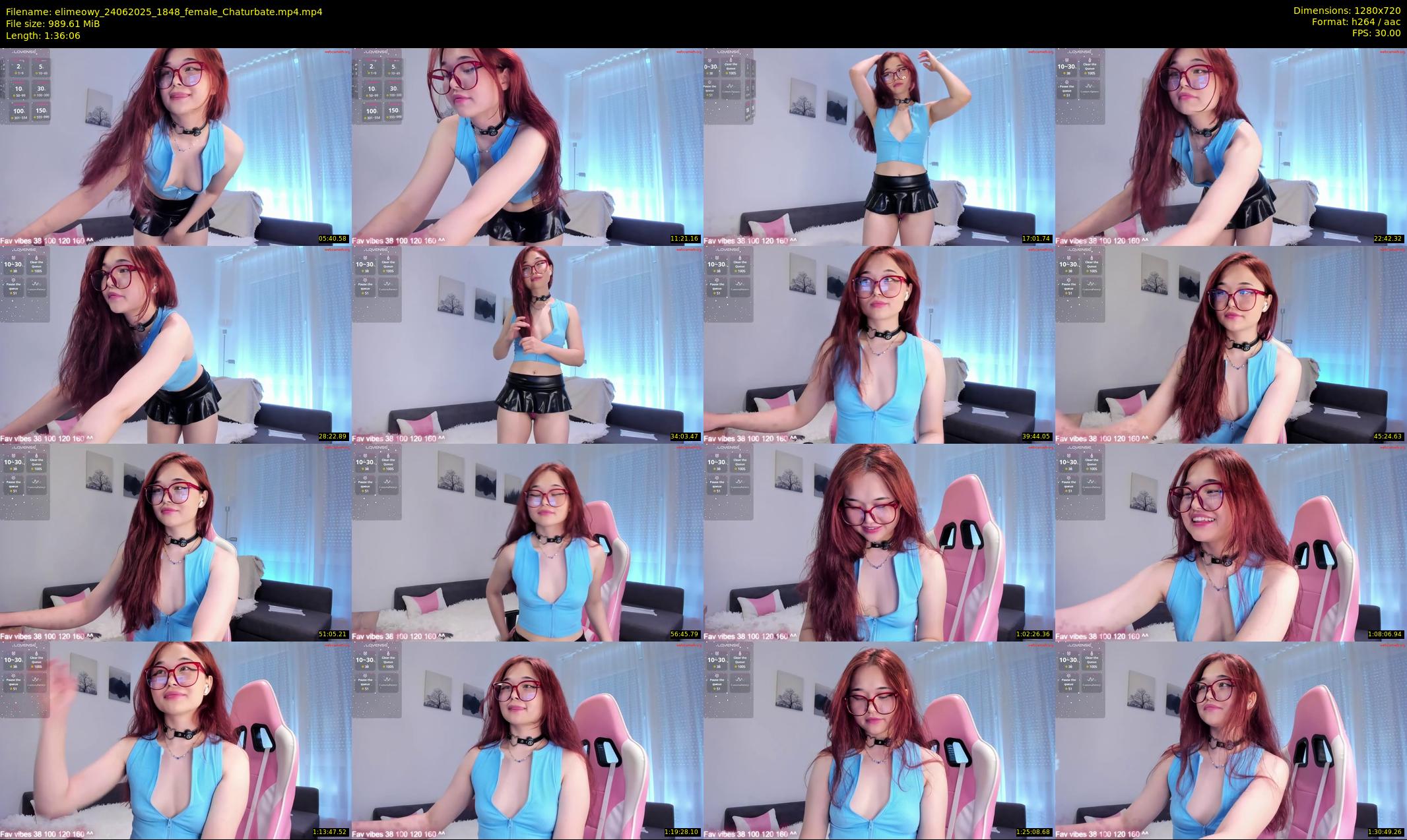 elimeowy — 97 minute Chaturbate female cam show recording, 720p, Jun 24, 2025
