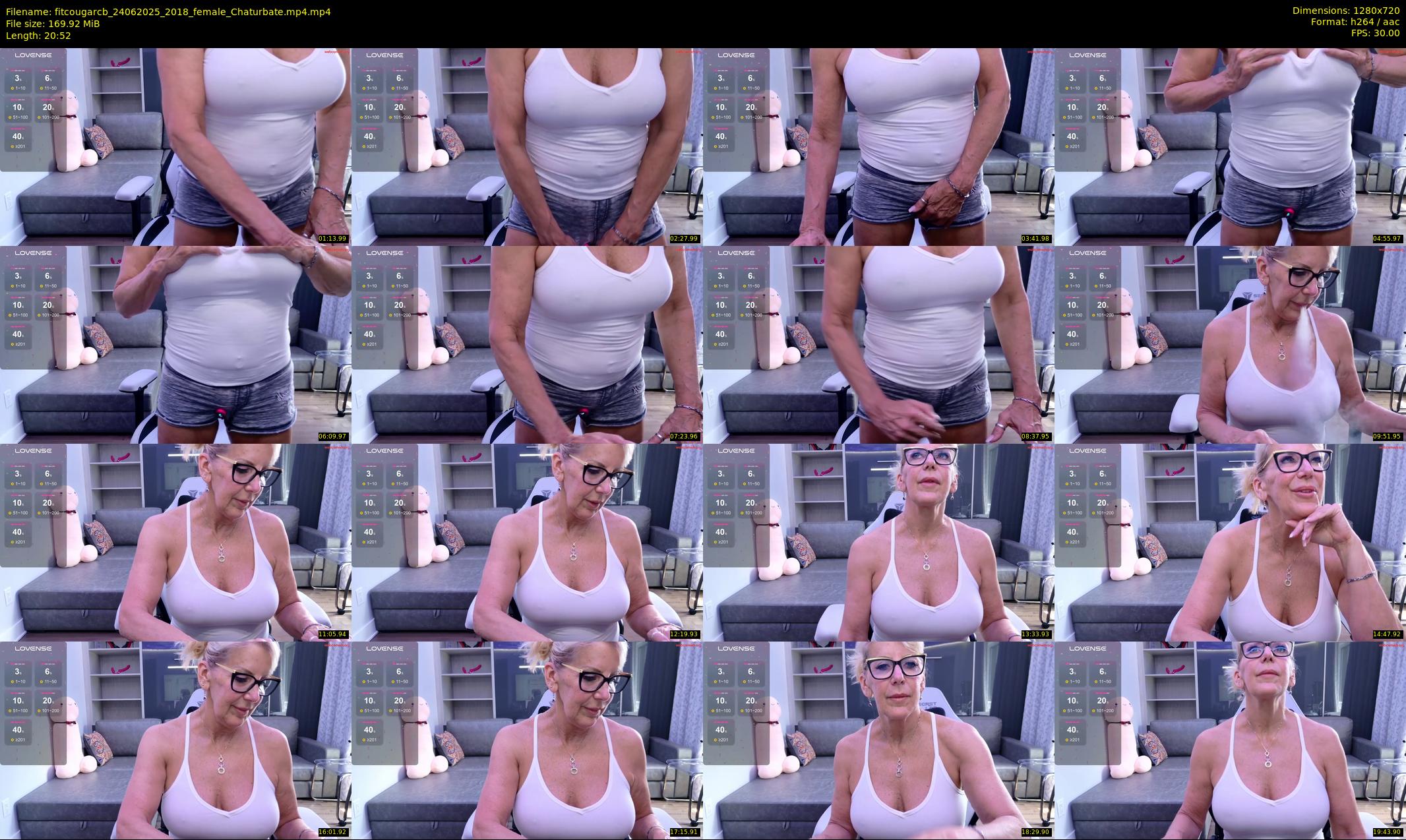 fitcougarcb — 21 minute Chaturbate female cam show recording, 720p, Jun 24, 2025