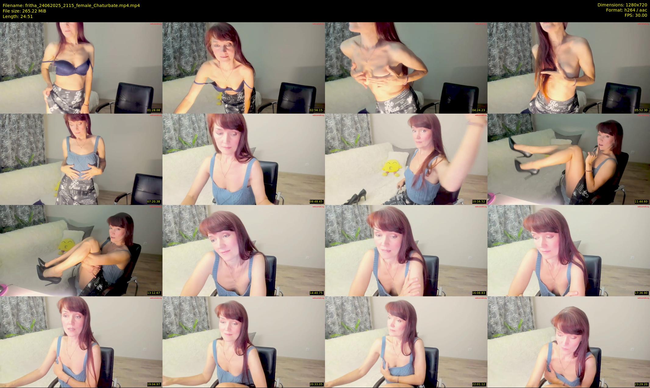 fritha — 25 minute Chaturbate female cam show recording, 720p, Jun 24, 2025