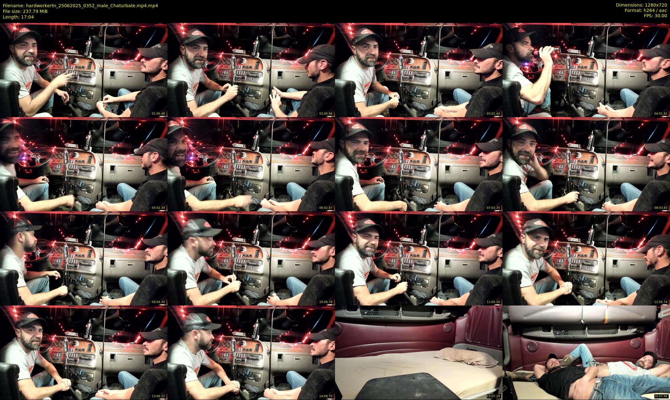 hardworkertn — 18 minute Chaturbate male cam show recording, 720p, Jun 25, 2025