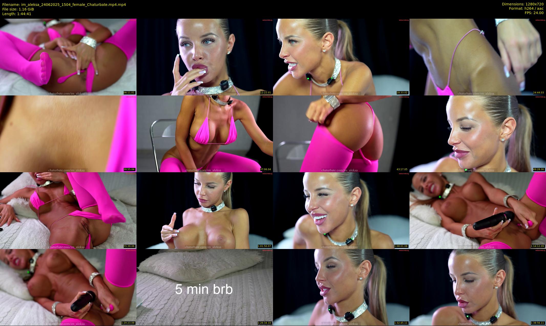 im_aleksa — 105 minute Chaturbate female cam show recording, 720p, Jun 24, 2025