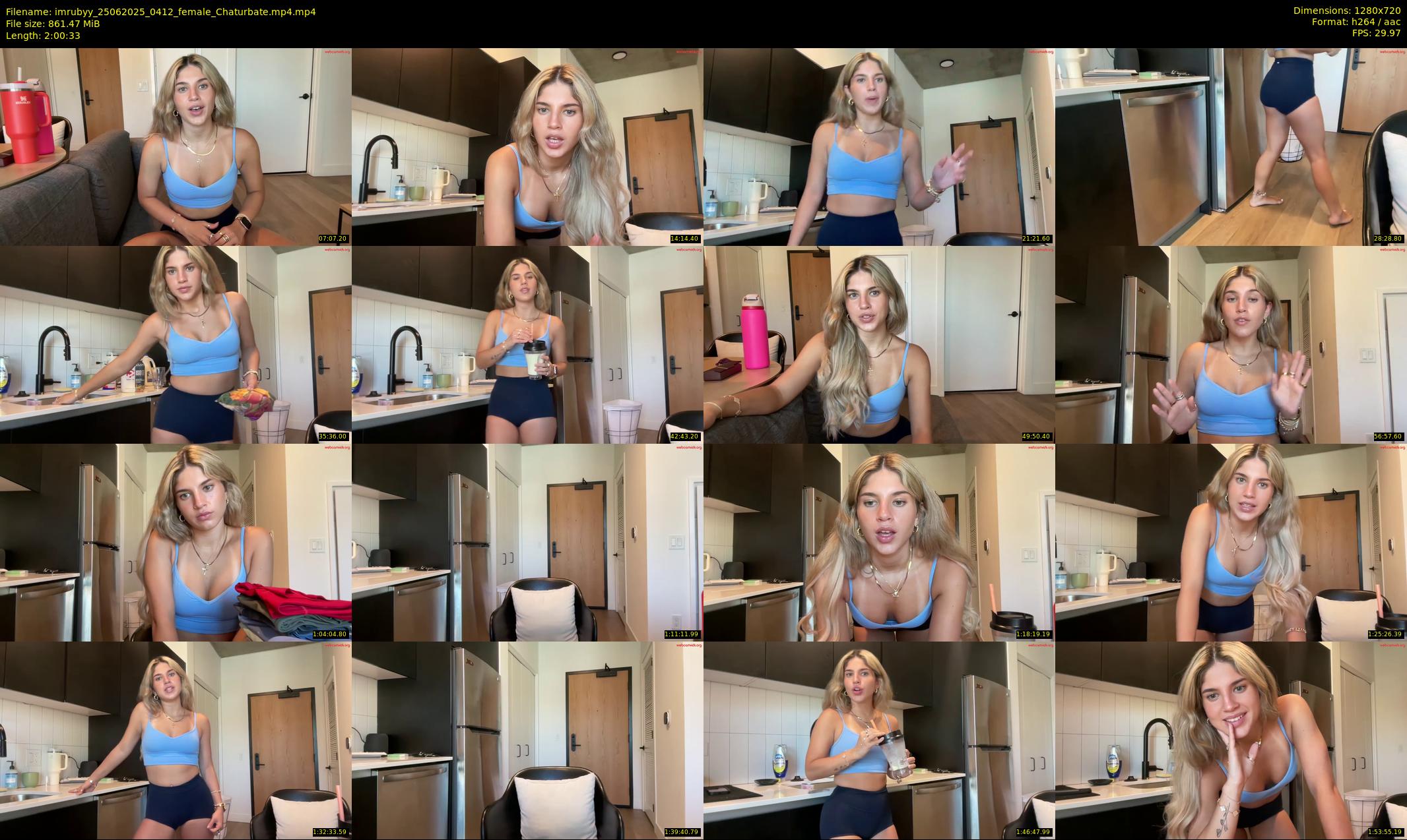 imrubyy — 121 minute Chaturbate female cam show recording, 720p, Jun 25, 2025