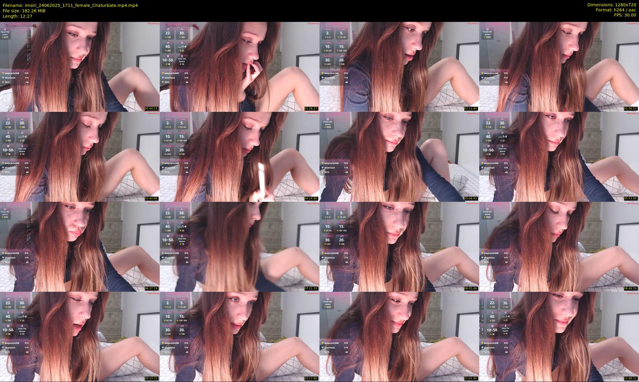 imsiri — 13 minute Chaturbate female cam show recording, 720p, Jun 24, 2025