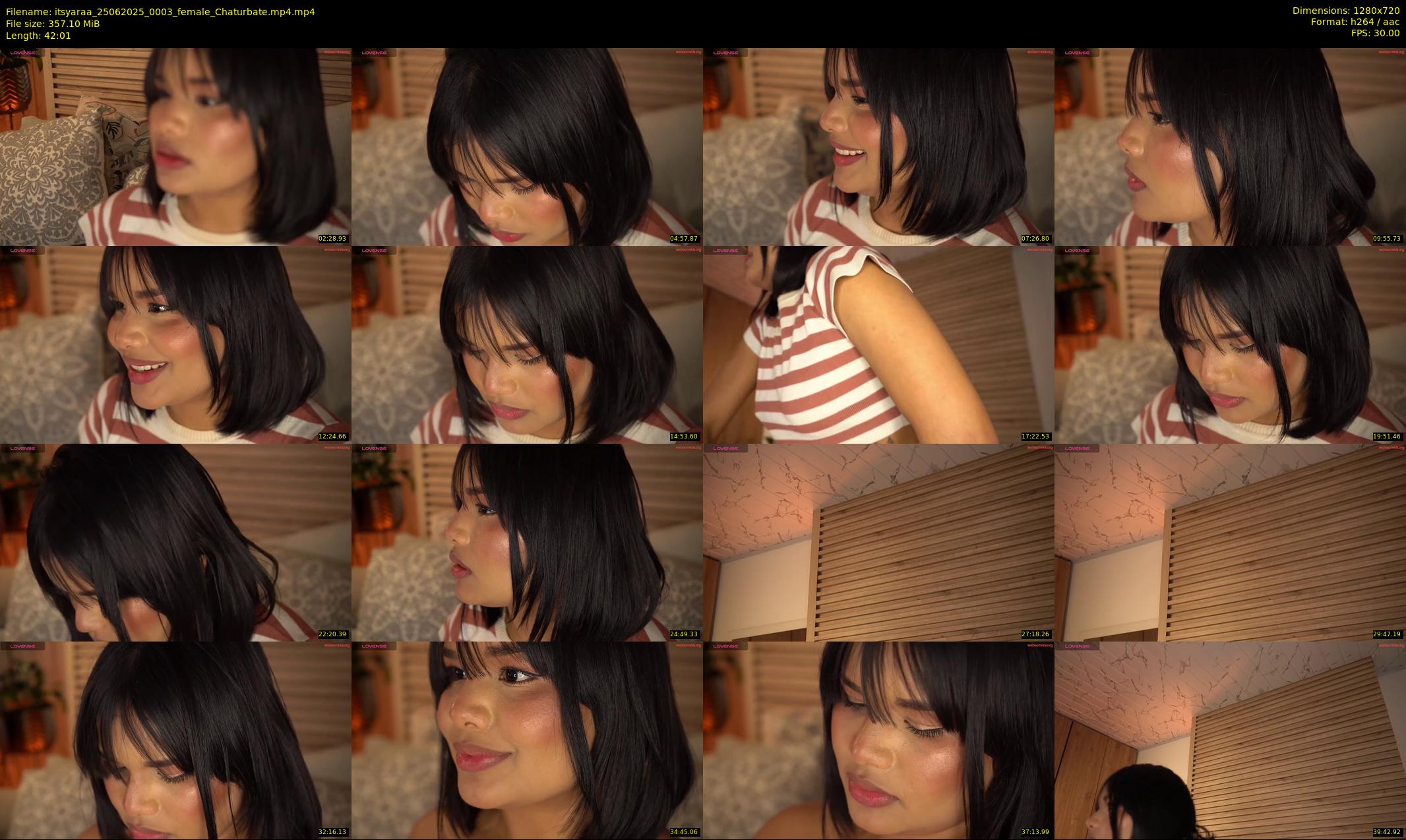 itsyaraa — 43 minute Chaturbate female cam show recording, 720p, Jun 25, 2025