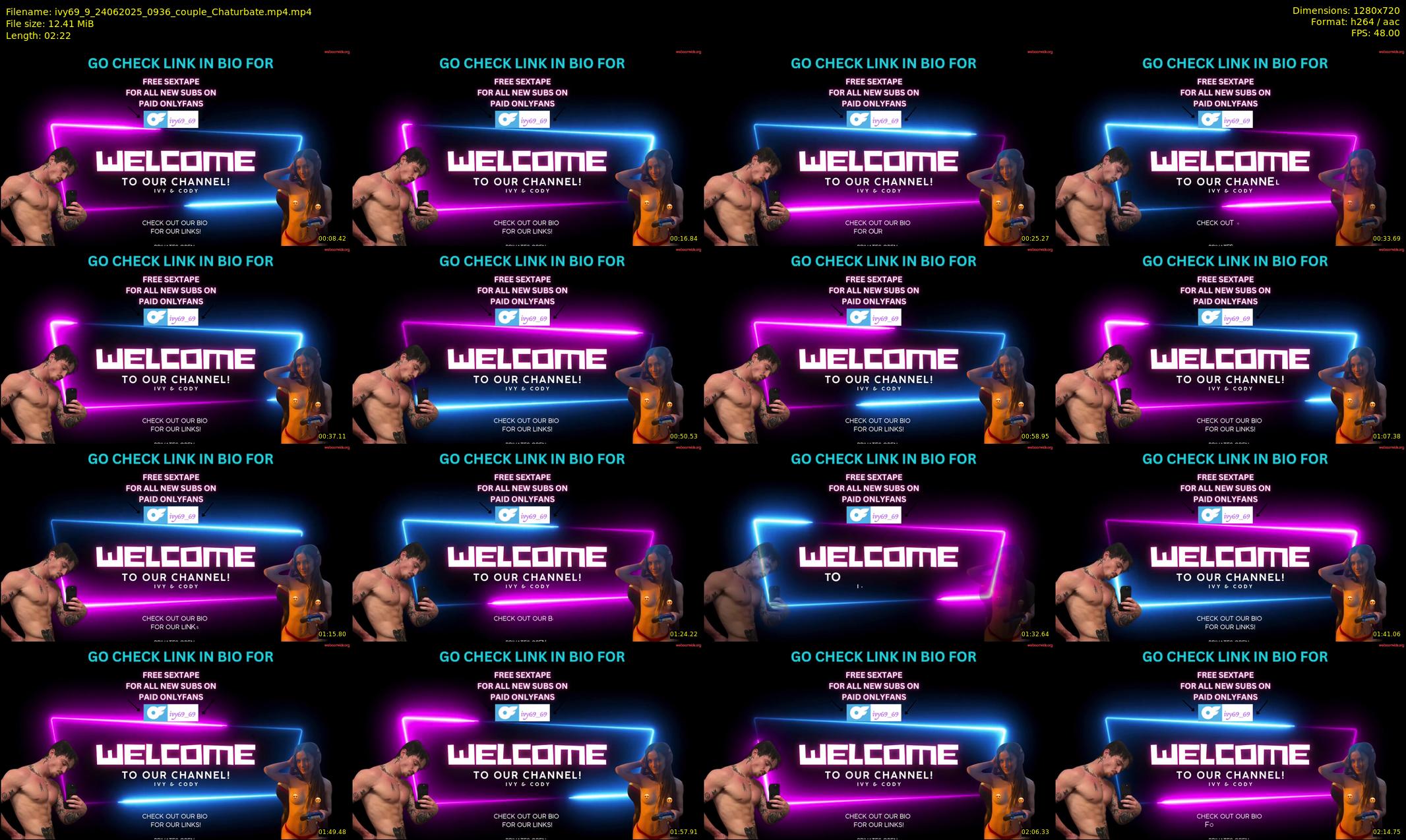 ivy69_9 — 3 minute Chaturbate couple cam show recording, 720p, Jun 24, 2025