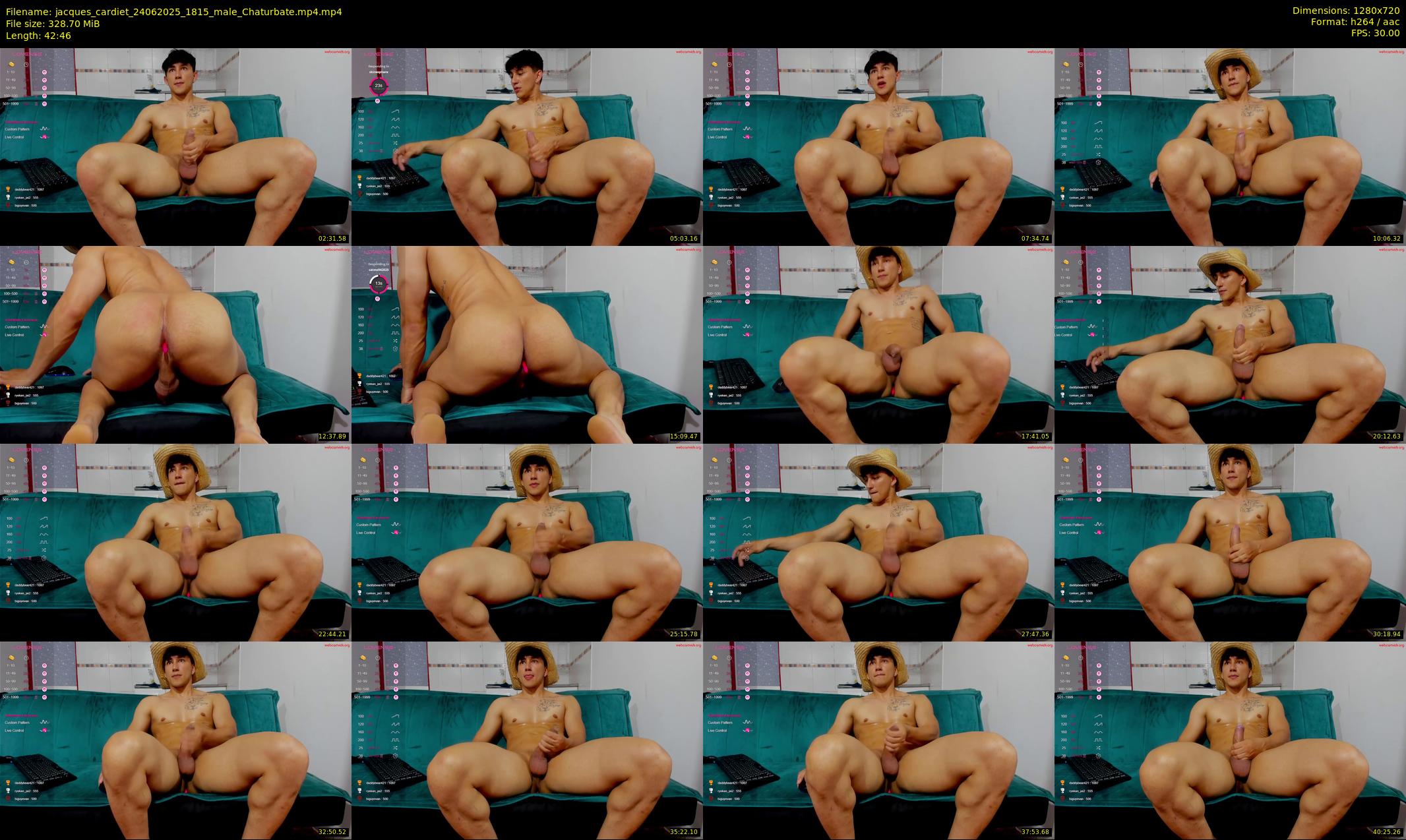 jacques_cardiet — 43 minute Chaturbate male cam show recording, 720p, Jun 24, 2025