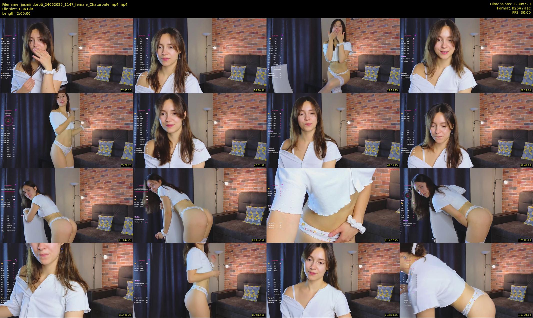 jasmindoroti — 120 minute Chaturbate female cam show recording, 720p, Jun 24, 2025