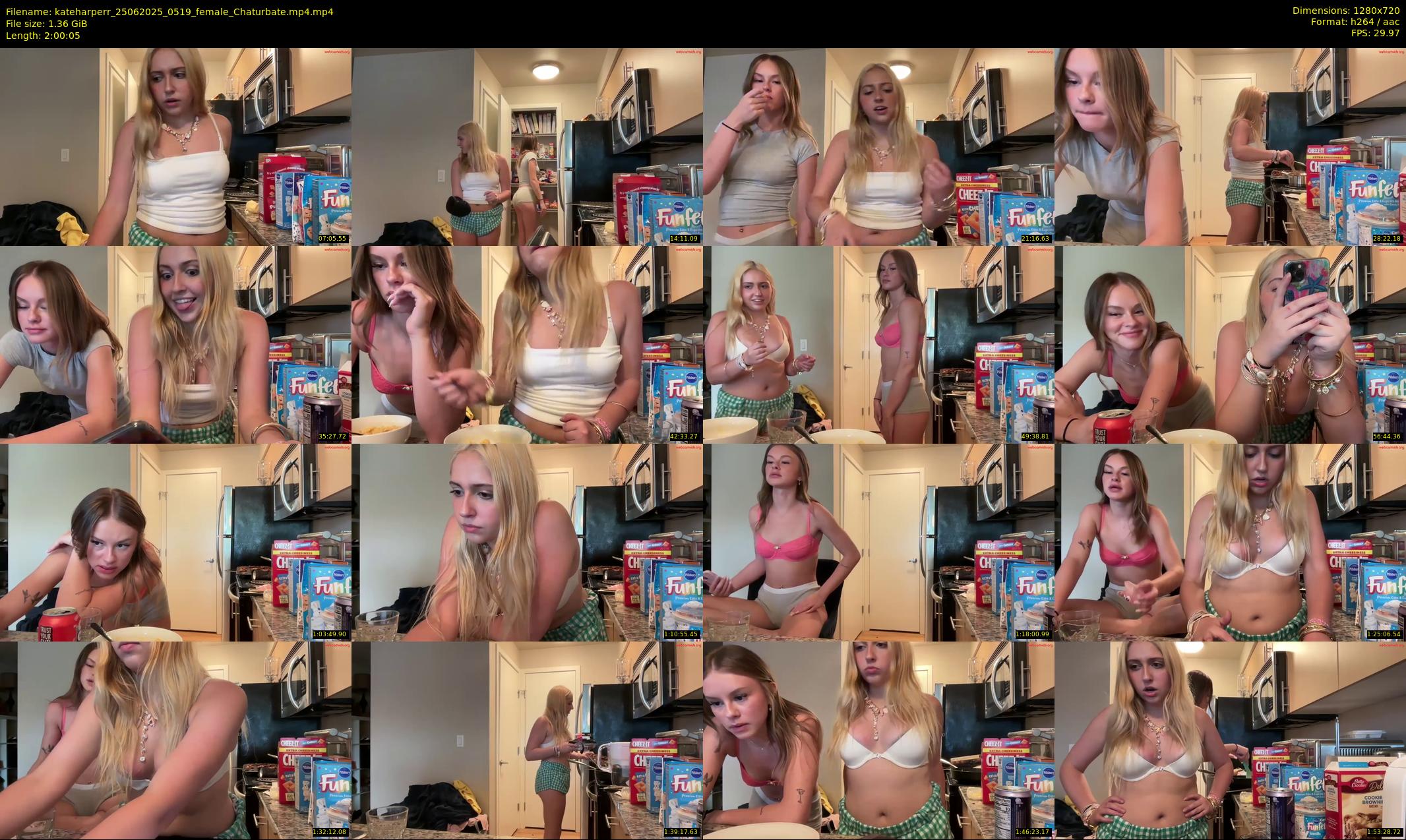 kateharperr — 121 minute Chaturbate female cam show recording, 720p, Jun 25, 2025