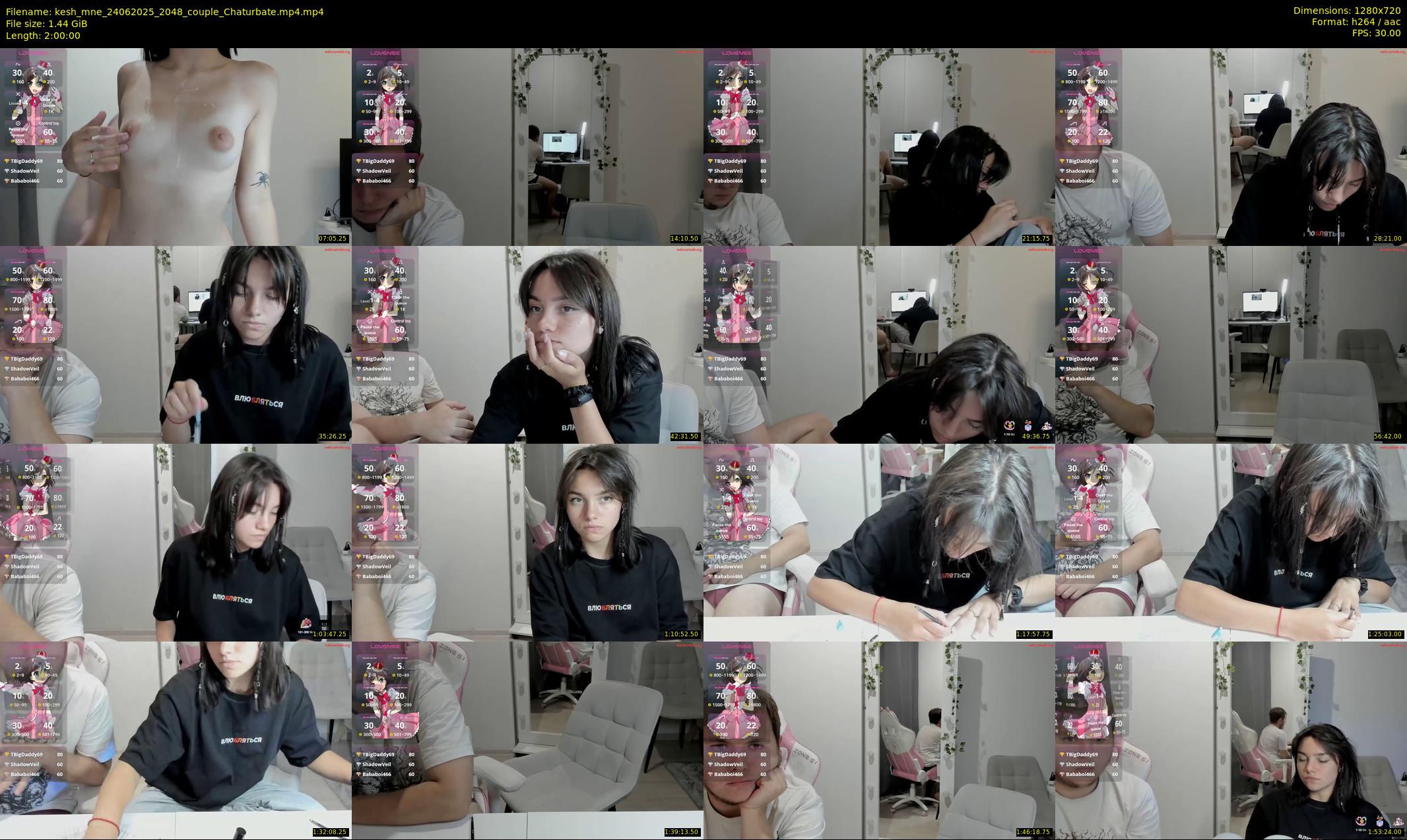 kesh_mne — 120 minute Chaturbate female cam show recording, 720p, Jun 24, 2025