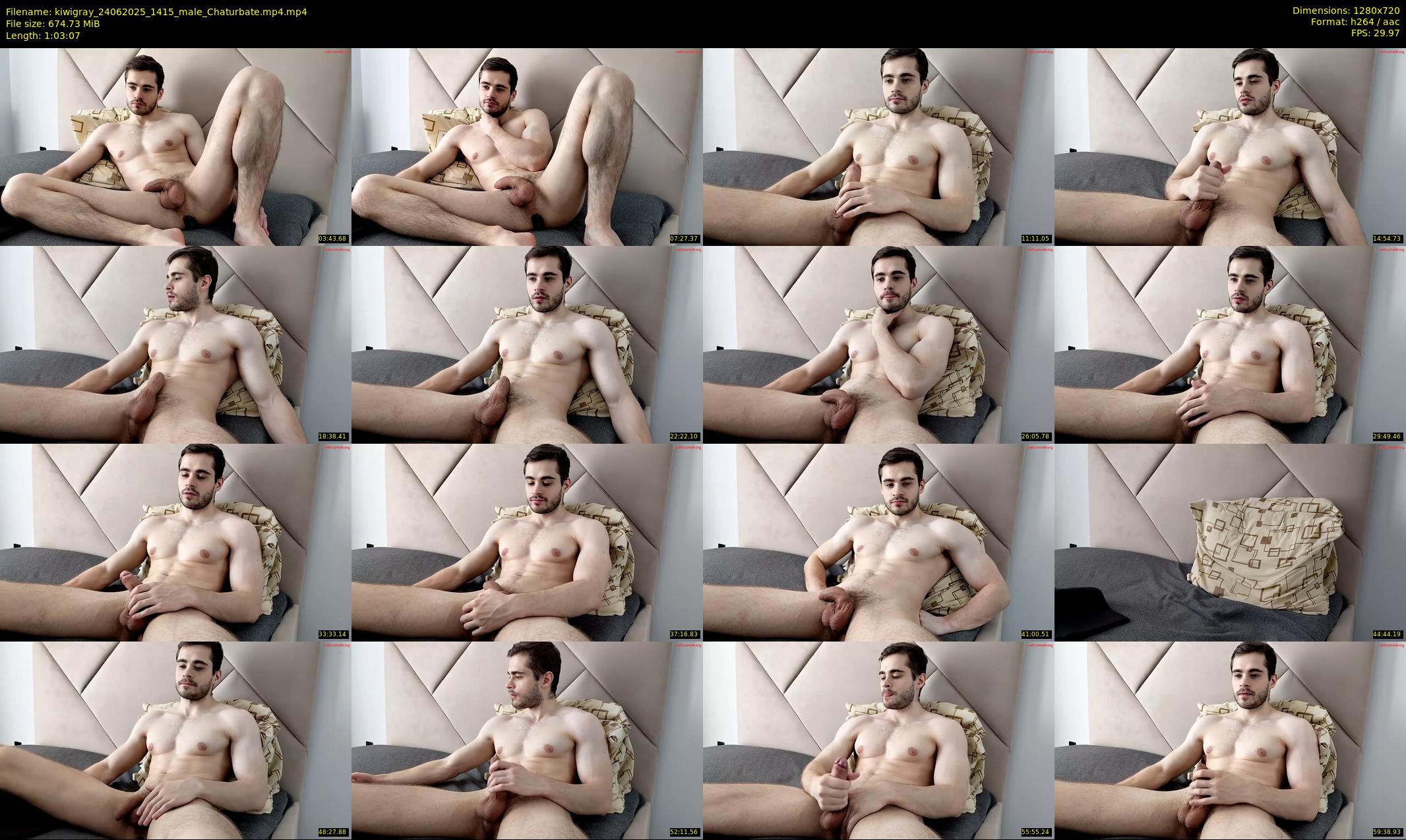 kiwigray — 64 minute Chaturbate male cam show recording, 720p, Jun 24, 2025