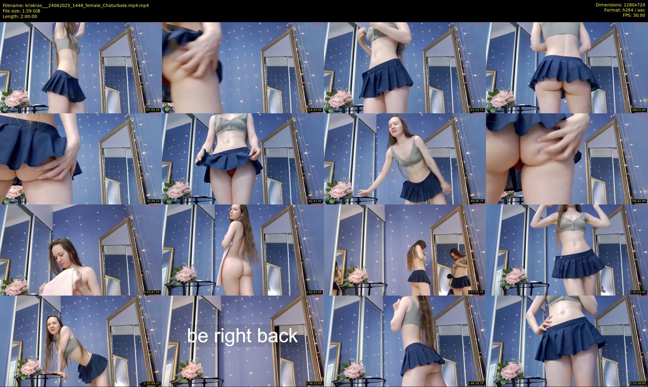 kriskras__ — 120 minute Chaturbate female cam show recording, 720p, Jun 24, 2025