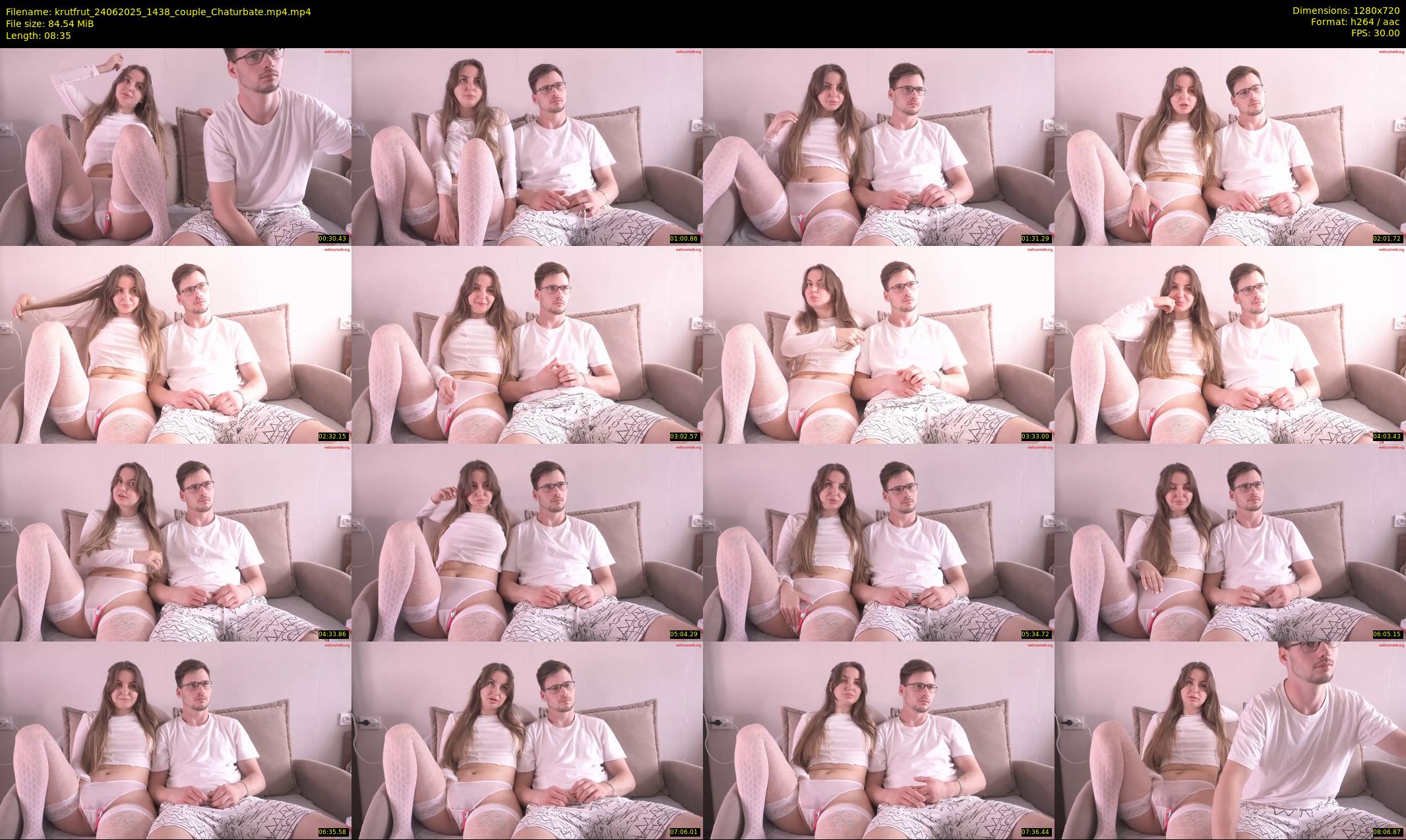 krutfrut — 9 minute Chaturbate couple cam show recording, 720p, Jun 24, 2025