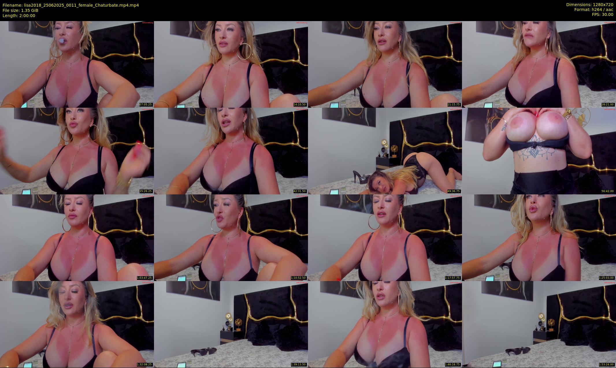 lisa2018 — 120 minute Chaturbate female cam show recording, 720p, Jun 25, 2025