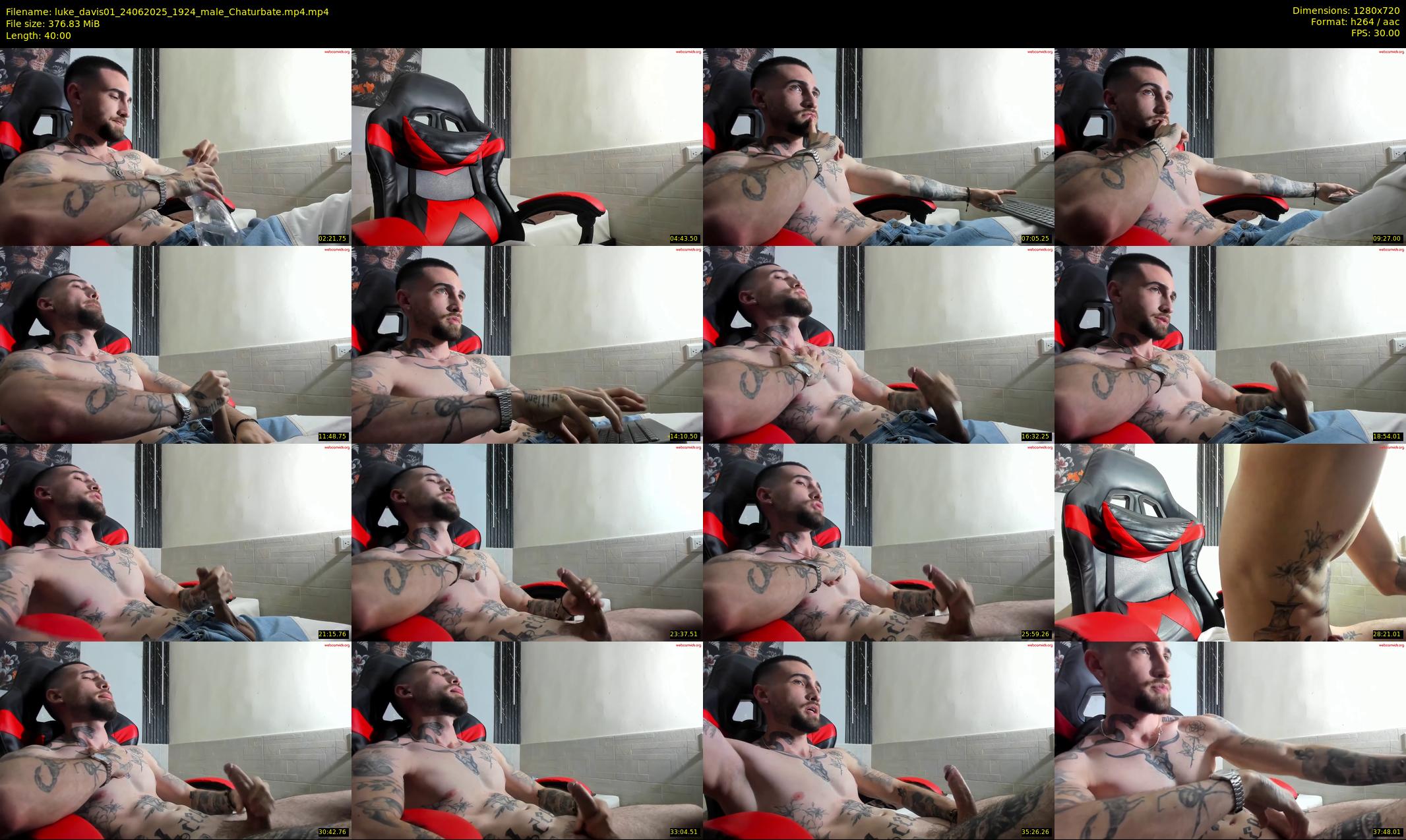 luke_davis01 — 40 minute Chaturbate male cam show recording, 720p, Jun 24, 2025