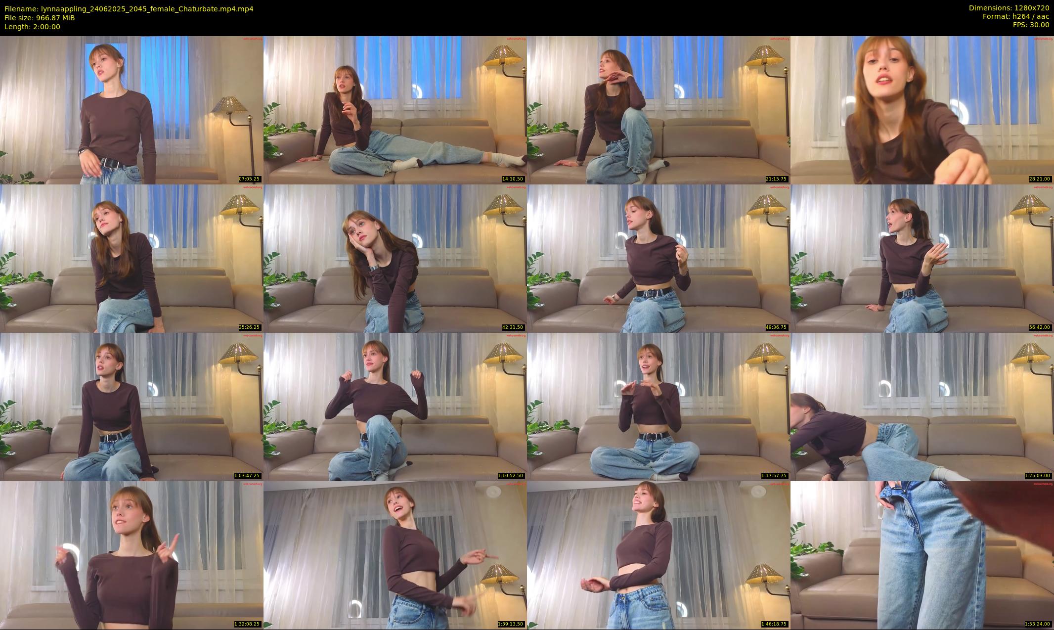 lynnaappling — 120 minute Chaturbate female cam show recording, 720p, Jun 24, 2025
