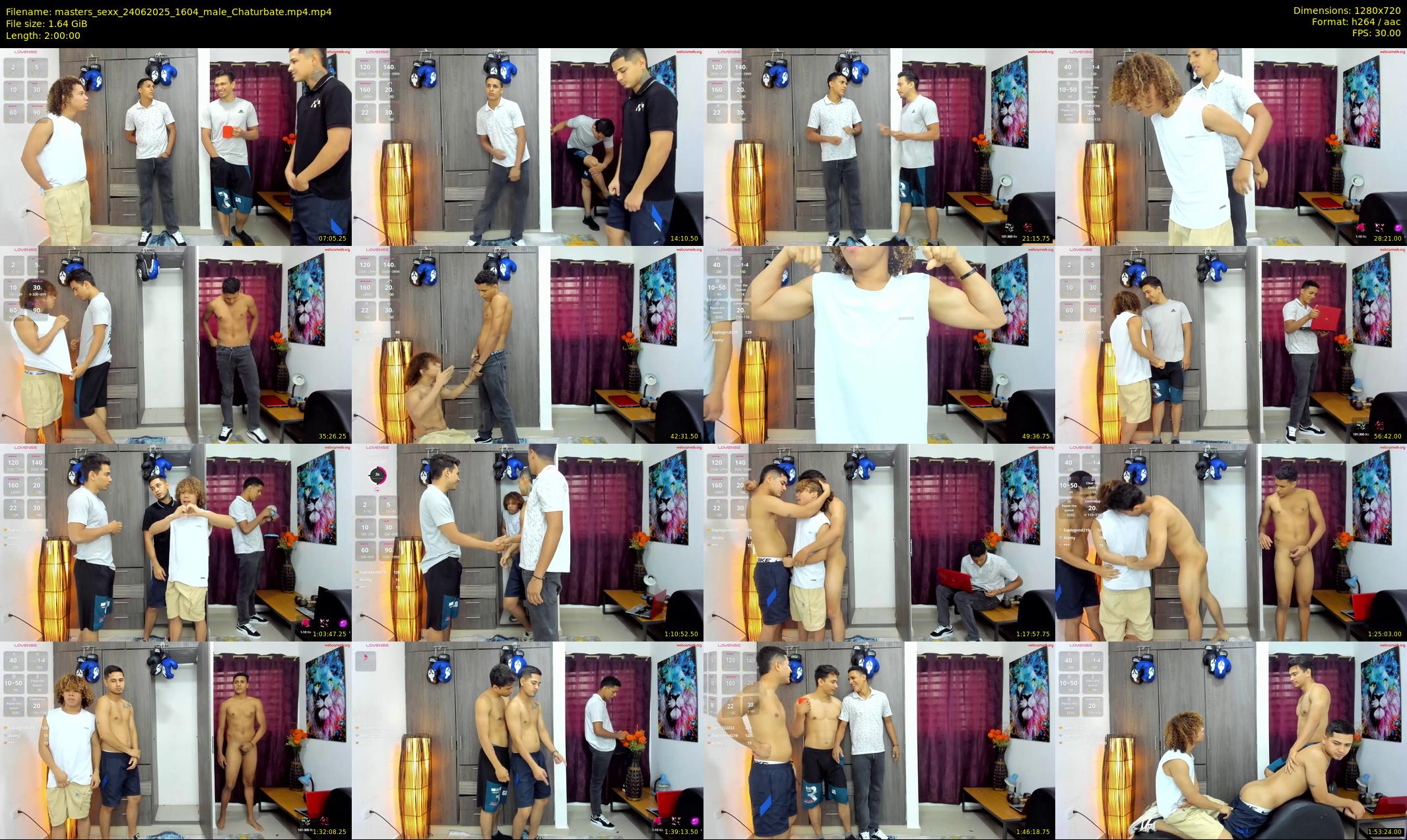 masters_sexx — 120 minute Chaturbate male cam show recording, 720p, Jun 24, 2025