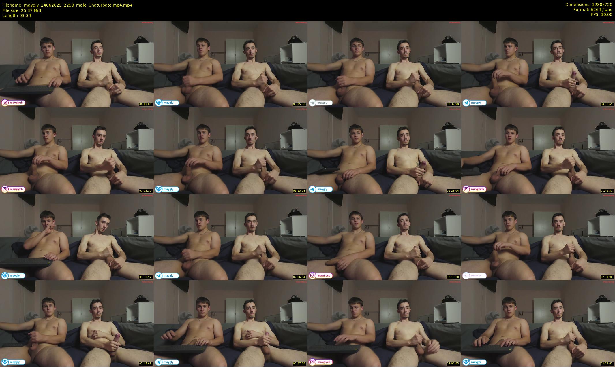 maygly — 4 minute Chaturbate male cam show recording, 720p, Jun 24, 2025