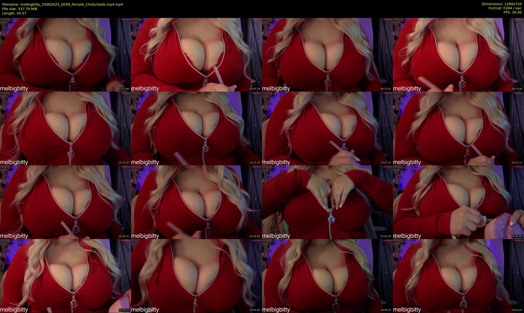 melbigbitty — 35 minute Chaturbate female cam show recording, 720p, Jun 25, 2025