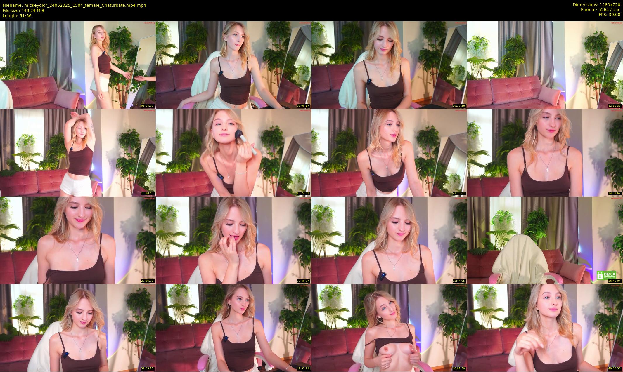 mickeydior — 52 minute Chaturbate female cam show recording, 720p, Jun 24, 2025